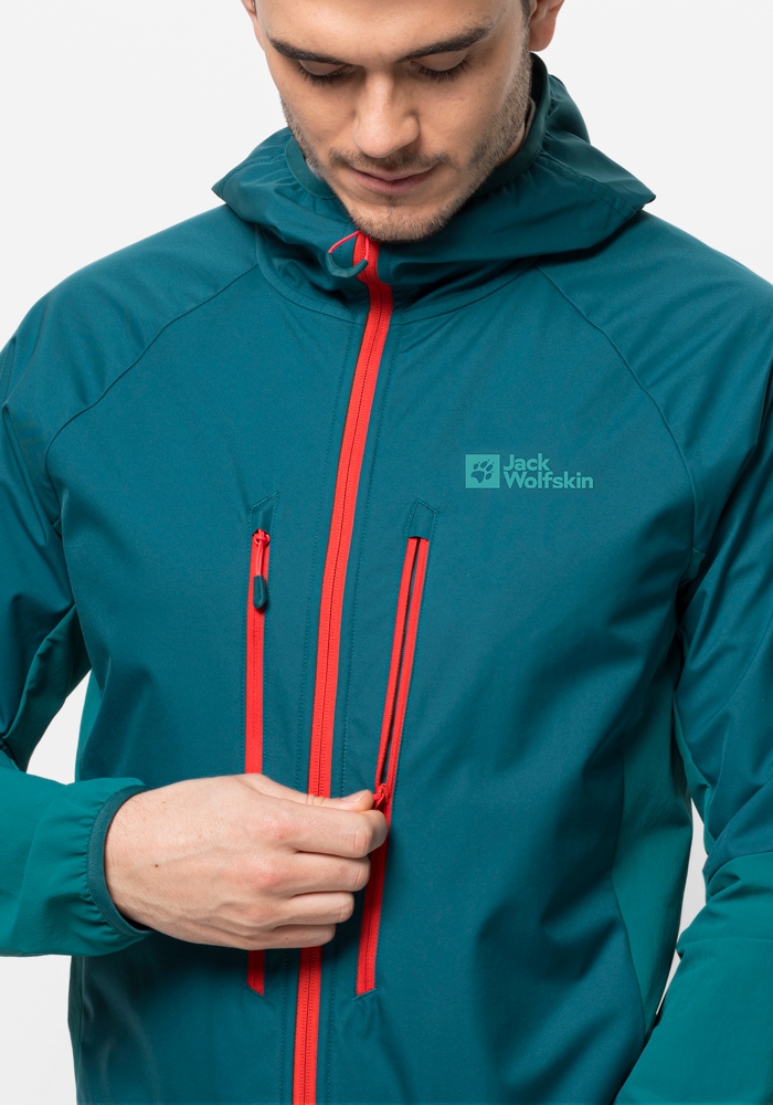 Jack Wolfskin Softshelljacke »ALPSPITZE HOODY M«, mit Kapuze