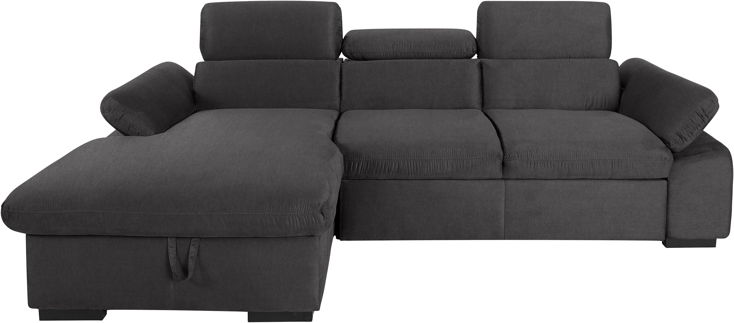 COTTA Ecksofa »Lola L-Form mit Kopfteilfunktion & Hocker« wahlweise mit Bet günstig online kaufen