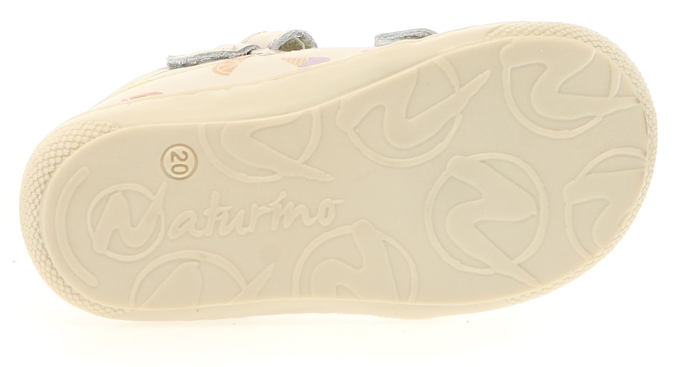Naturino Sandale »PUFFY PR FRESHEN MILK«, Barfußschuh mit weicher Laufsohle, Größenschablone zum Download