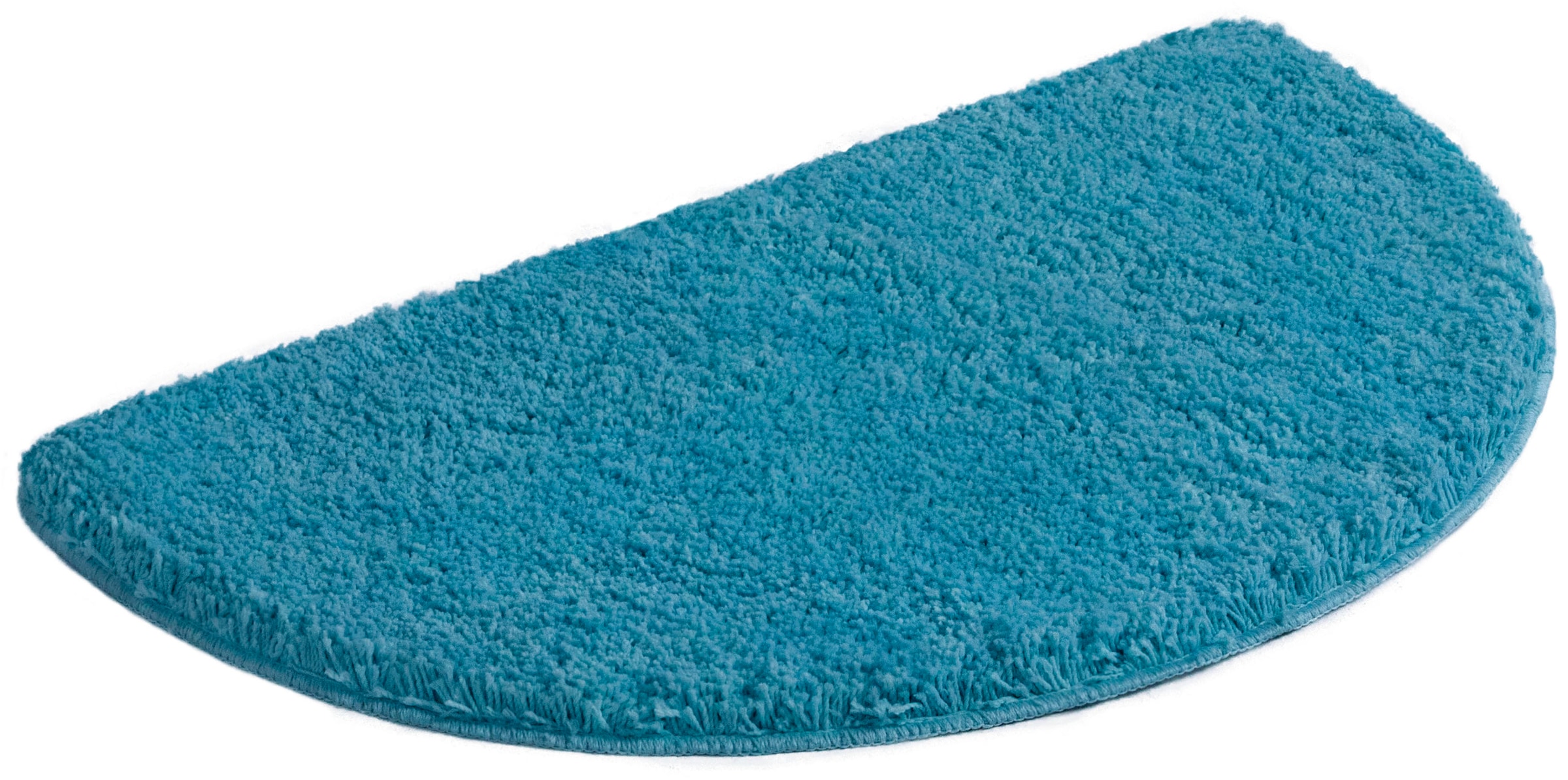 my home Badematte »Sanremo, Badvorleger, Badezimmer Teppich, sehr weich«, rutschhemmend beschichtet, fußbodenheizungsgeeignet-schnell trocknend, Badteppich, unifarben, rechteckig, rund & als 3-tlg. Set erhältlich
