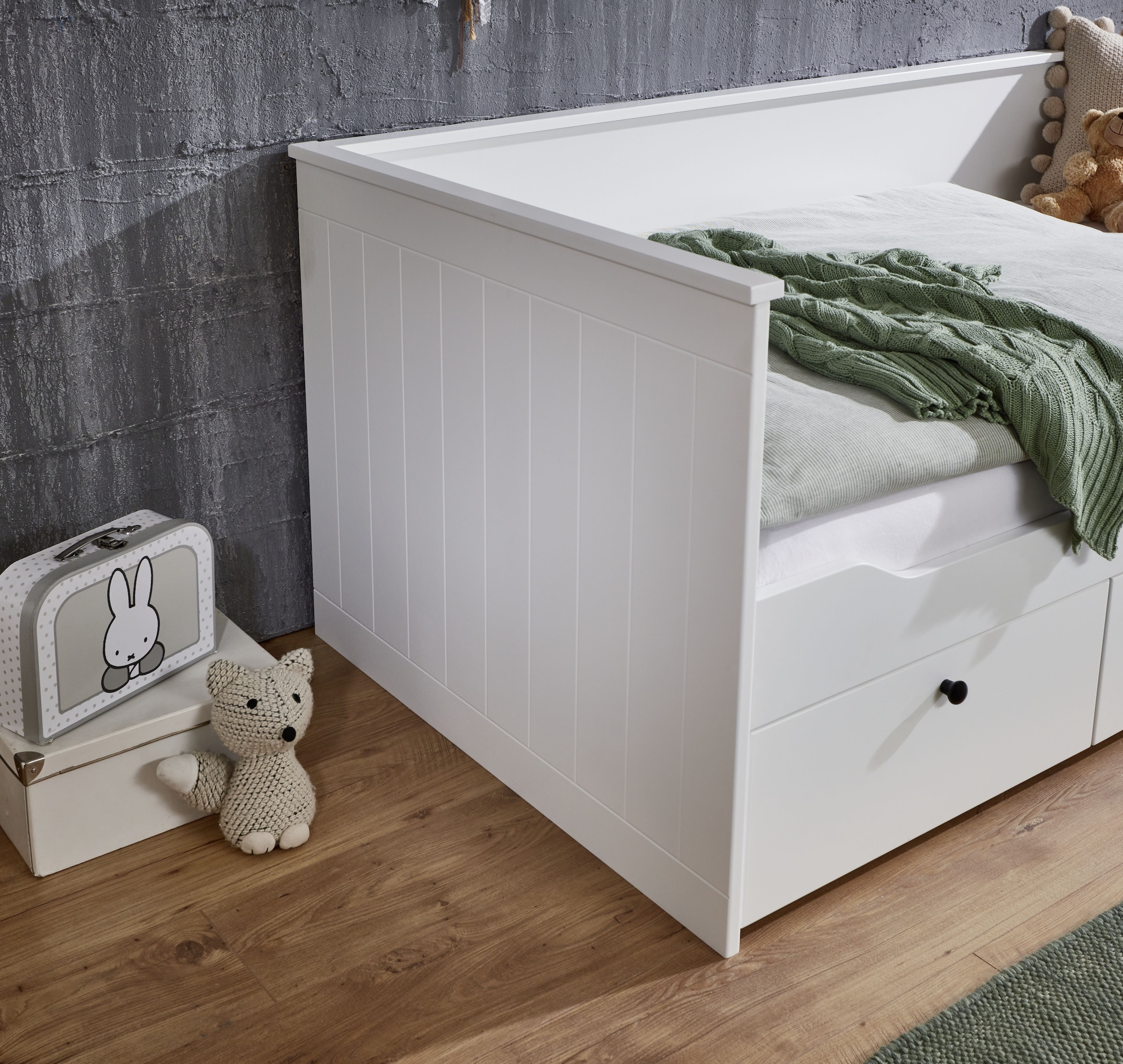 Relita Einzelbett wahlweise mit o. ohne Lattenrost und Federkern- o. Kaltschaum-Matratze