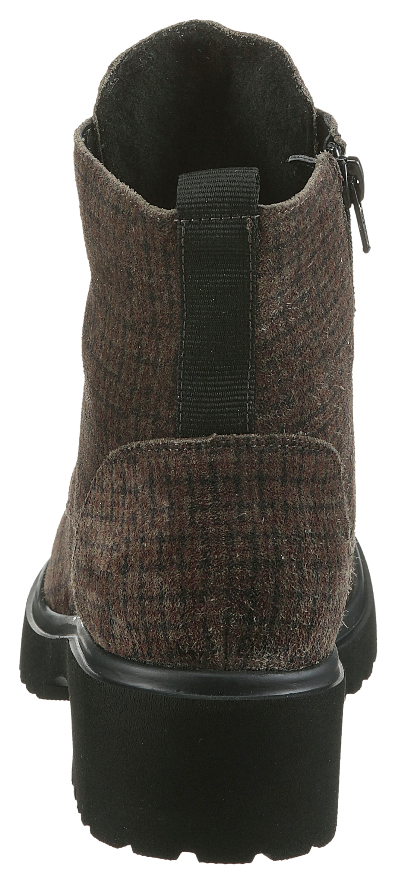 Waldläufer Schnürstiefelette »H-LUISE«, Schnürboots, Profilsohle, Blockabsatz, in Komfortweite H (= sehr weit)