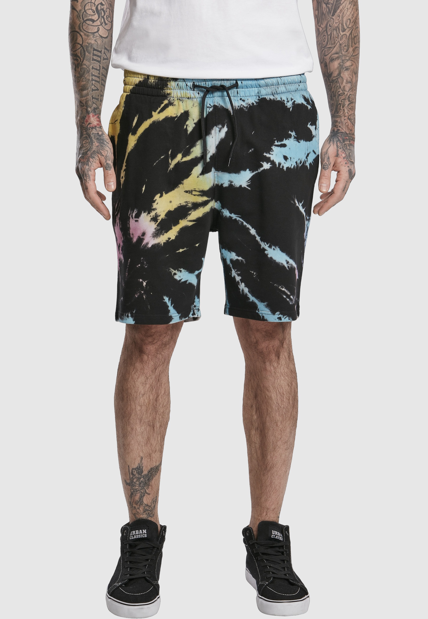 URBAN CLASSICS Stoffhose »Urban Classics Herren Tie Dye Sweat Shorts«