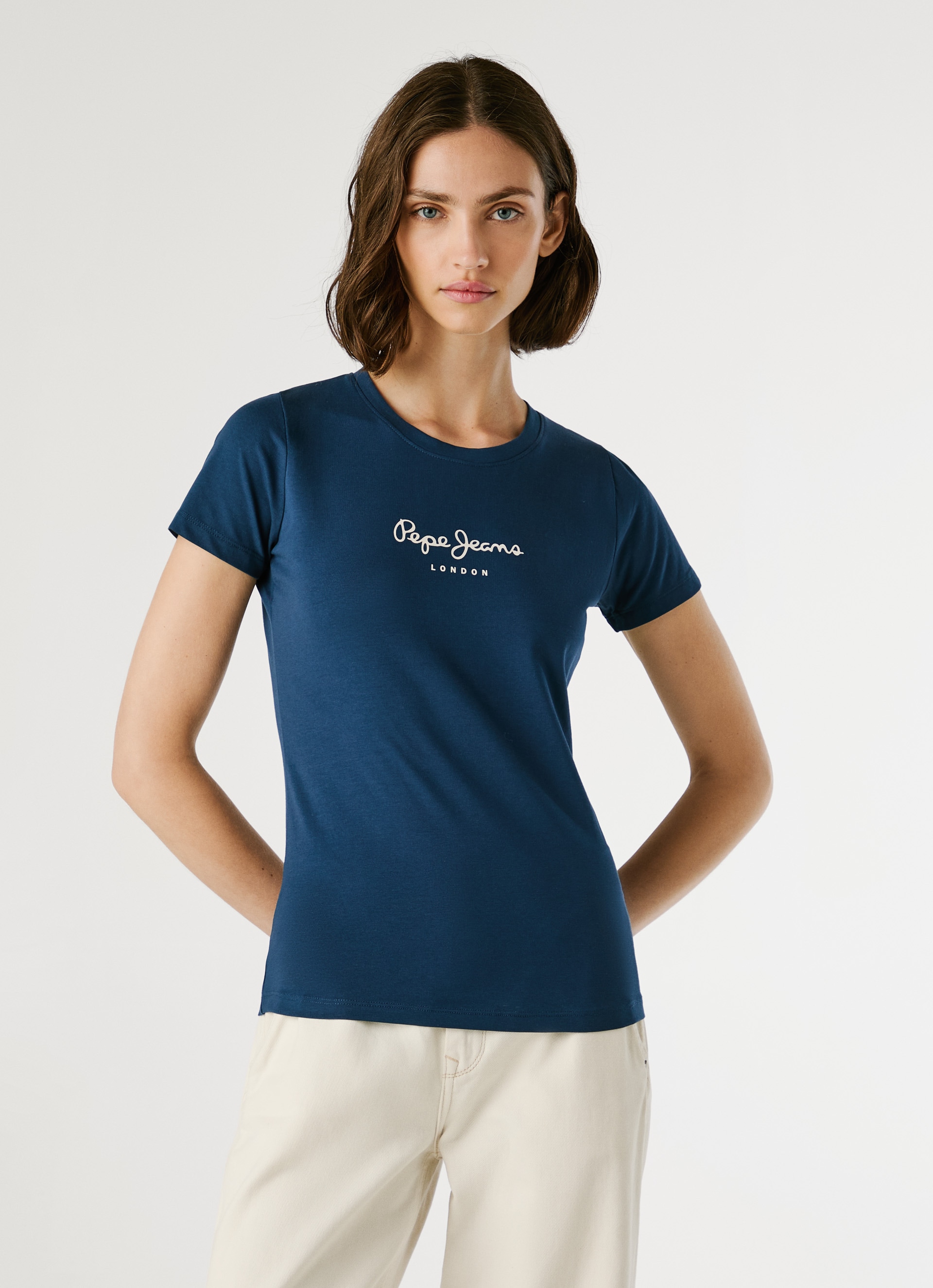 Pepe Jeans T-Shirt »NEW VIRGINIA« mit Logo-Print