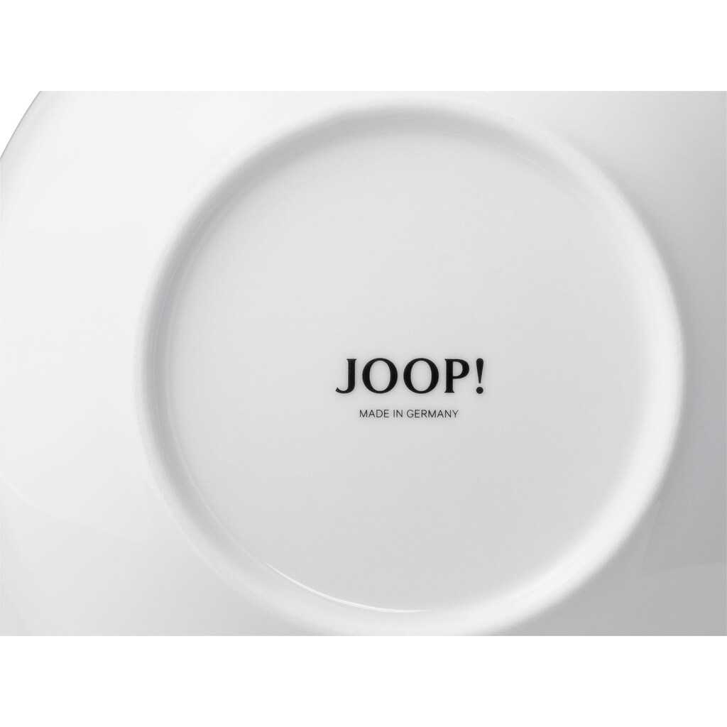 Joop! Frühstücksteller »JOOP! SINGLE CORNFLOWER«, (Set, 2 St.), hochwertiges Porzellan mit einzelner Kornblume als Dekor, Ø 22 cm