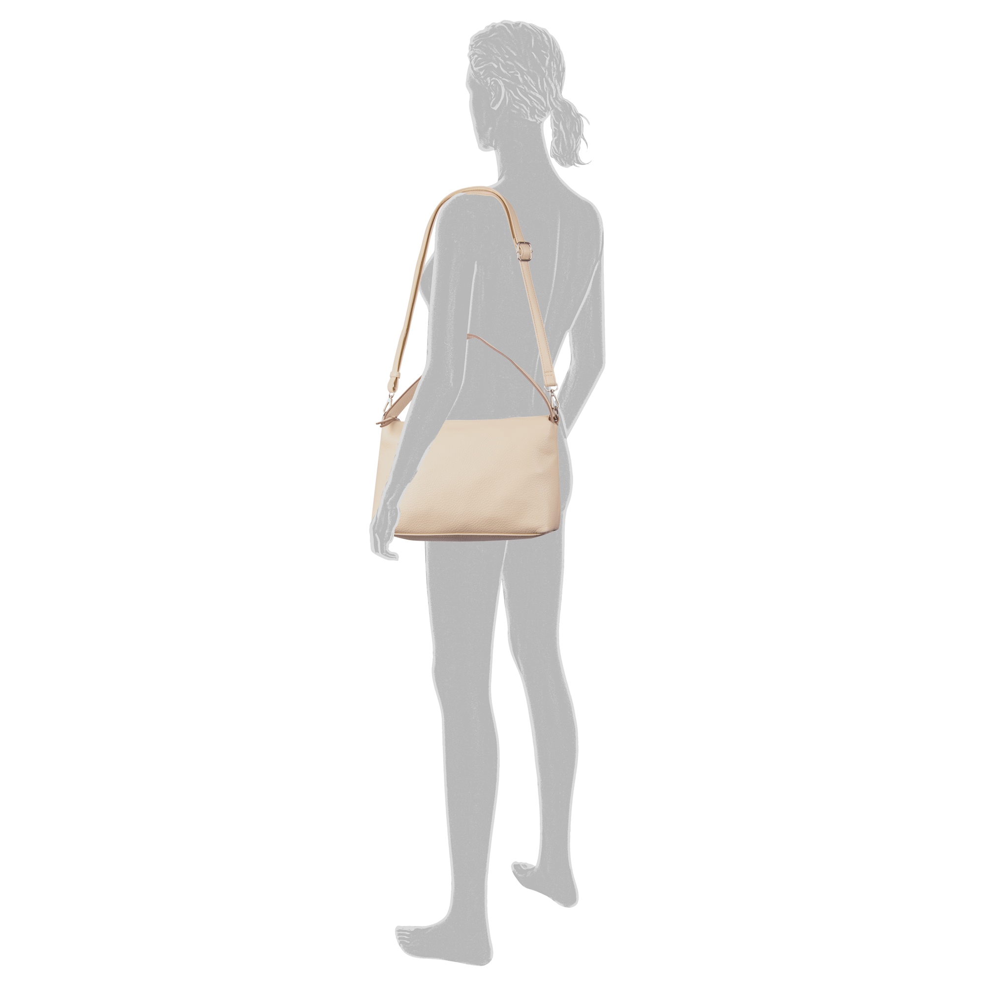 TOM TAILOR Schultertasche »Lissi«, Umhängetasche, Henkeltasche, Handtasche Damen