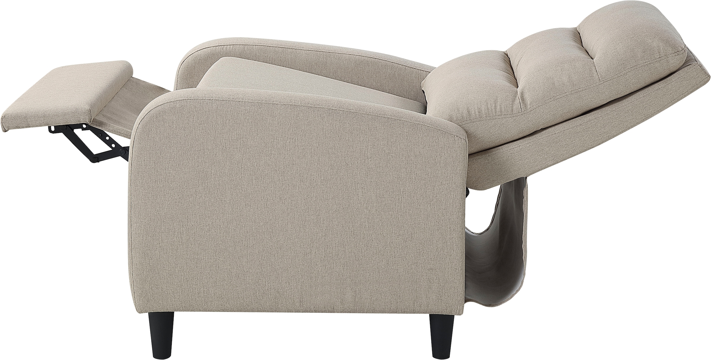 ATLANTIC home collection Relaxsessel »Tiago«, mit Körperdruck aktivierbarer Relaxfunktion, Wellenunterfederung