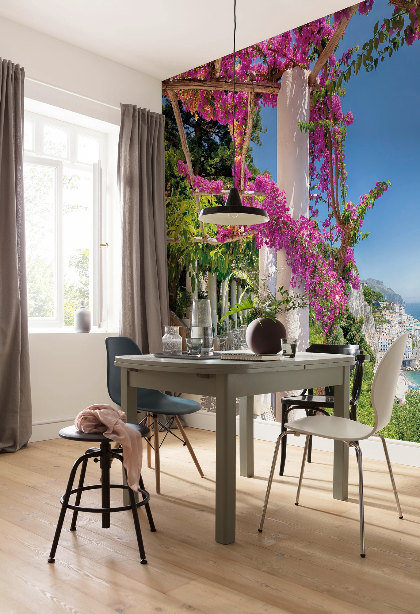 Komar Fototapete »Amalfi - Größe 368 x 254 cm«, bedruckt, Wohnzimmer, Schla günstig online kaufen