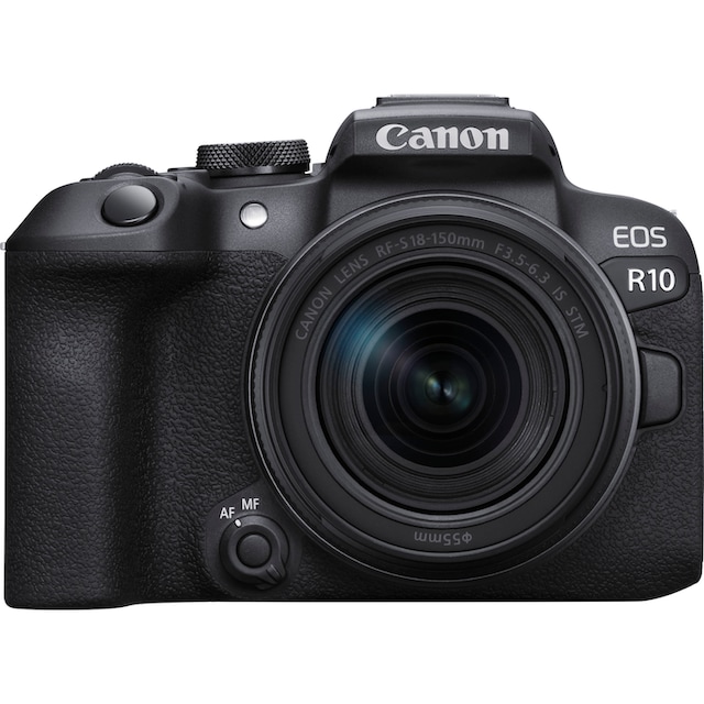 F3.5-6.3 18-150mm MP, Canon Bluetooth-WLAN R10 RF-S IS IS 18-150mm Rechnung + Systemkamera »EOS auf F3.5-6.3 STM, 24,2 STM«, bestellen RF-S