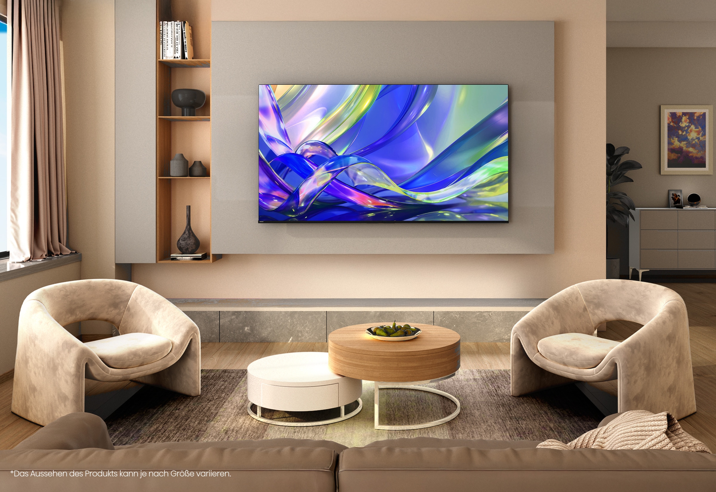 Hisense QLED-Fernseher »65E7S« 164 cm/65 ″ Smart-TV