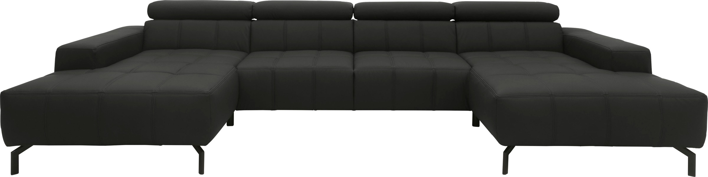 DOMO collection Wohnlandschaft "Cunelli tolle Sitznähte als Designelement, günstig online kaufen