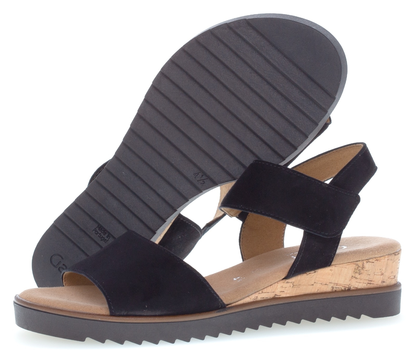 Gabor Sandalette »GENUA«, Sommerschuh, Sandale, Keilabsatz, mit kleinem Stretch, Weite G