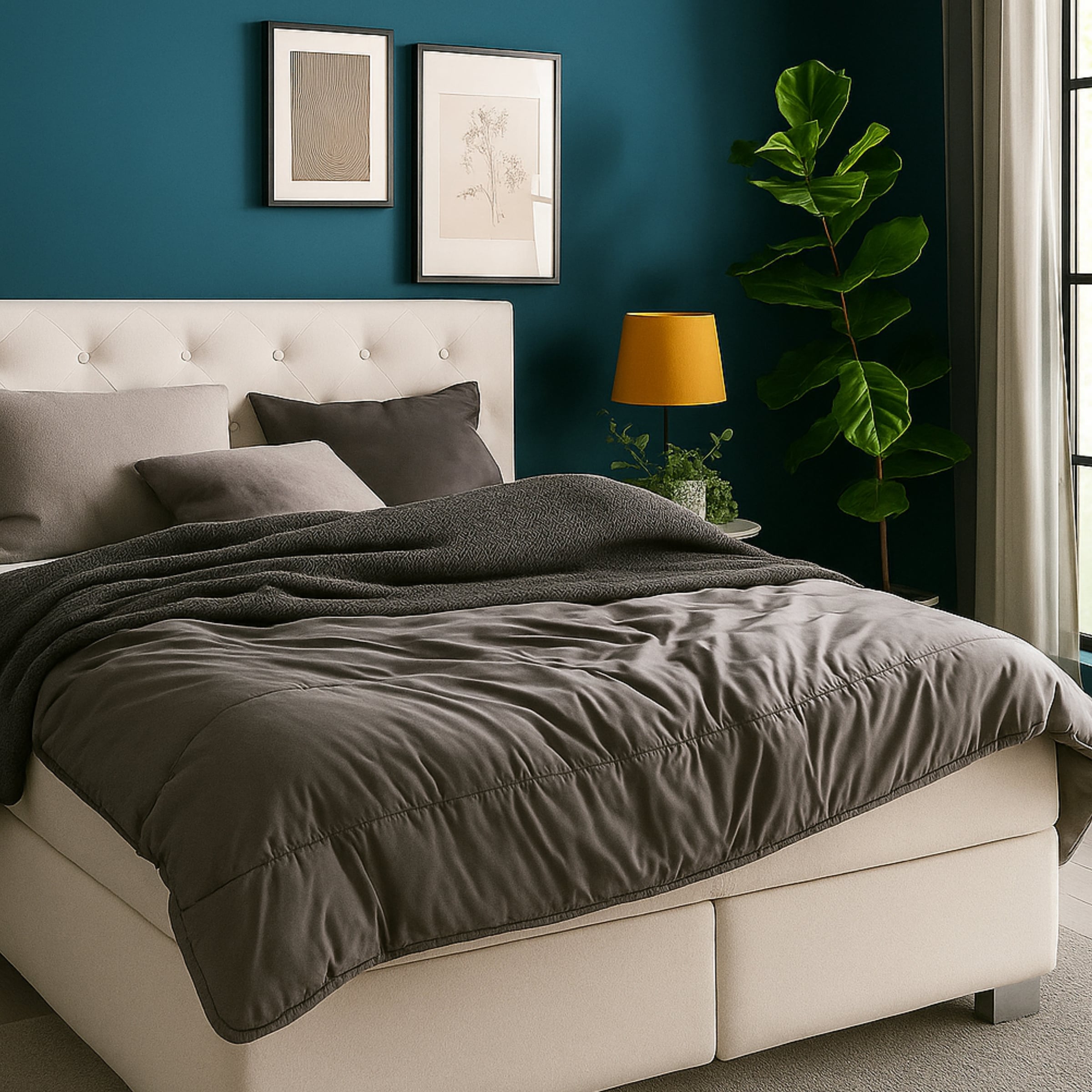 OTTO home Microfaserkissen »Clarra, Kopfkissen 40x80 cm, 80x80 cm« Füllung: Polyester Bezug: Polyester 1 Stk. tlg. Rückenschläfer, Seitenschläfer, Kissen in grau