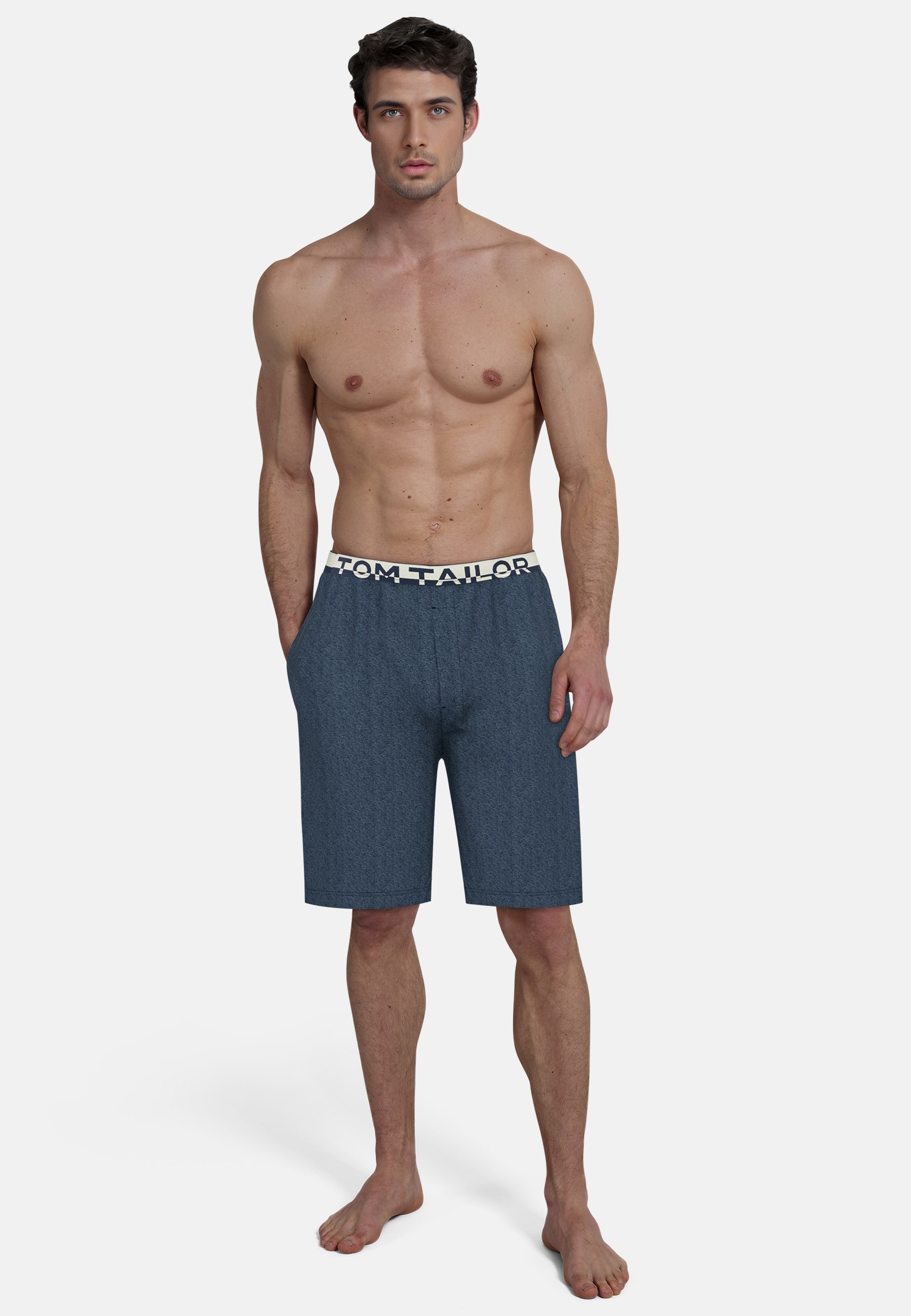 TOM TAILOR Bermudas, mit Logo-Bund