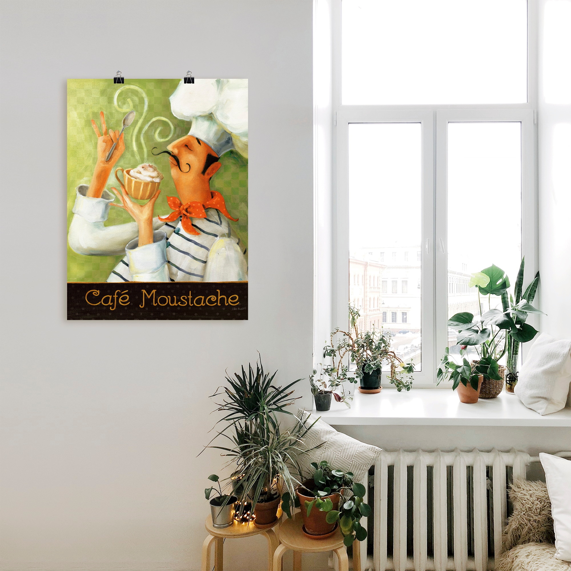 Artland Poster »Cafe Moustache II« Getränke 1 Stk. tlg. ohne Rahmen