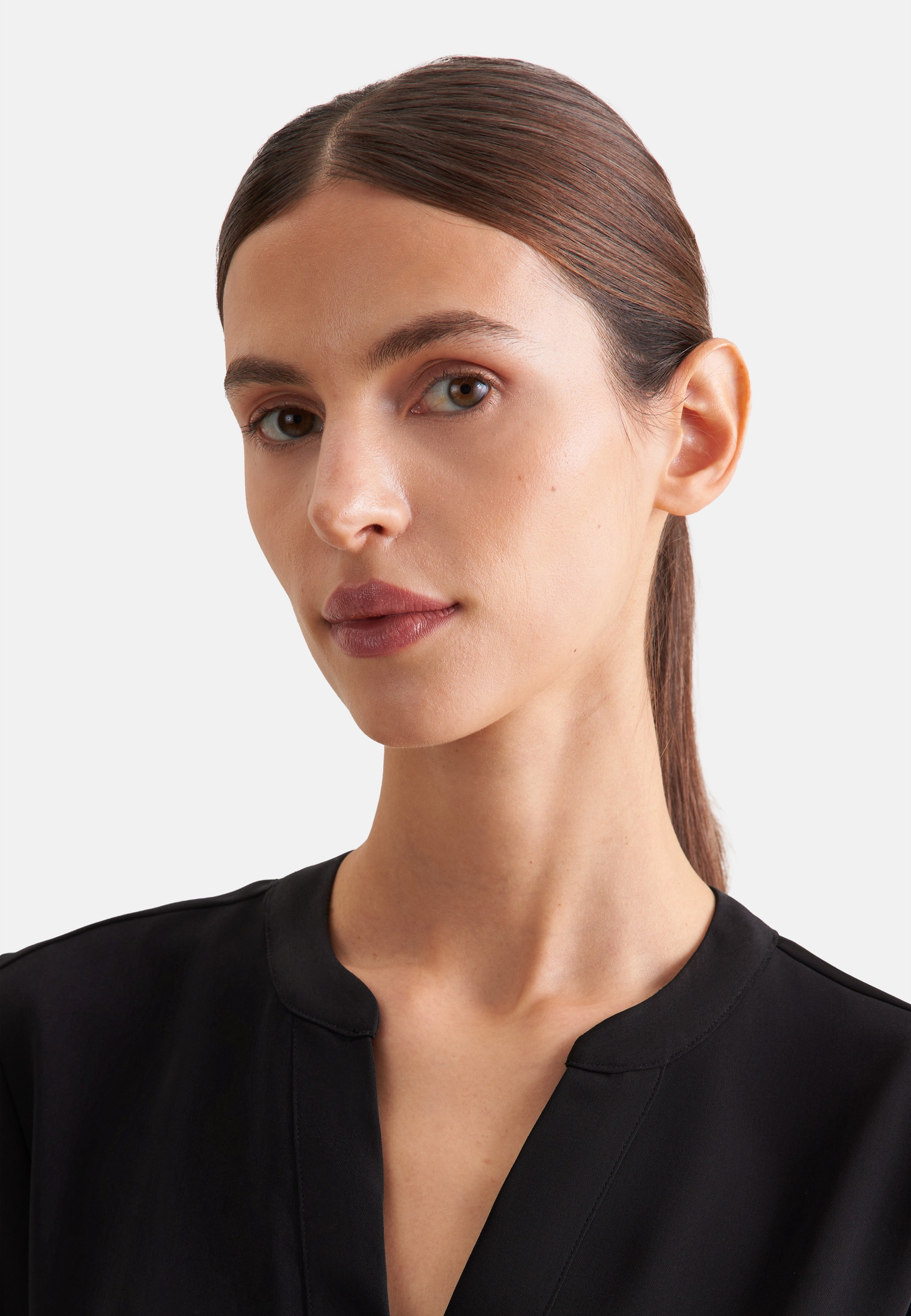 seidensticker Klassische Bluse »Schwarze Rose« Tunika Uni