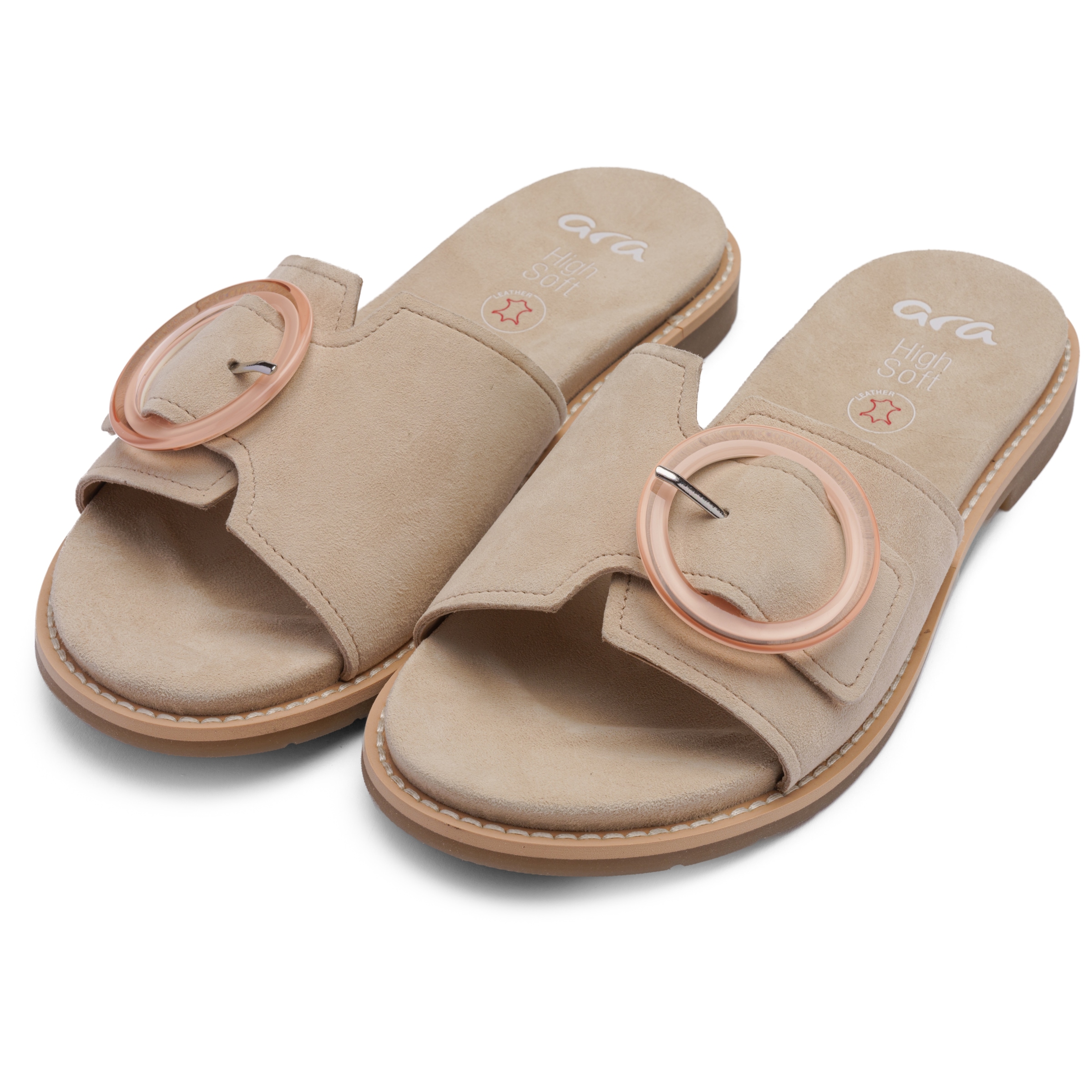Ara Pantolette »ELBA«  Sommerschuh, Schlupfschuh mit Zierschnalle, in Weite G (= weit)