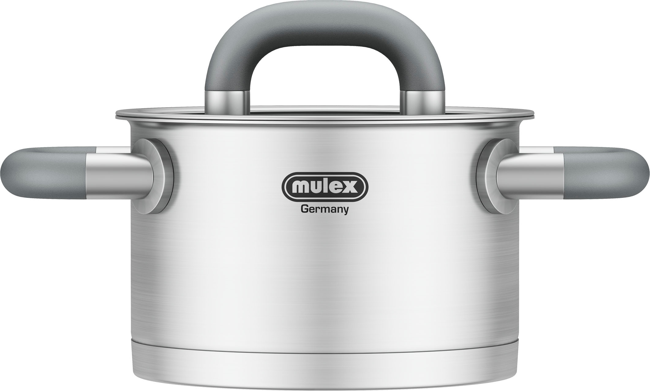 Mulex Topf-Set »LUGANO«, Edelstahl 18/10, (Set, 7 tlg.), inkl. Stielpfanne 24 cm ohne Deckel, Induktion