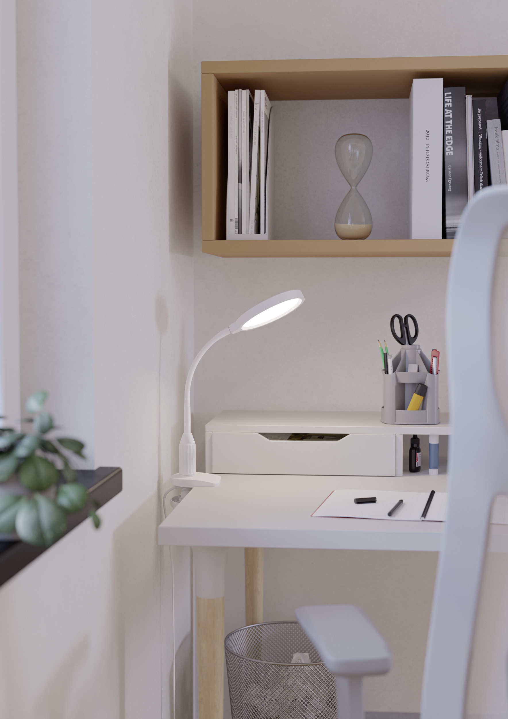 EGLO Klemmleuchte »LAURO Klemmlicht - Kunststoff - LED - 1X5,5W - IP20« LED-Modul 1 Stk. Kaltweiß | Neutralweiß | Warmweiß