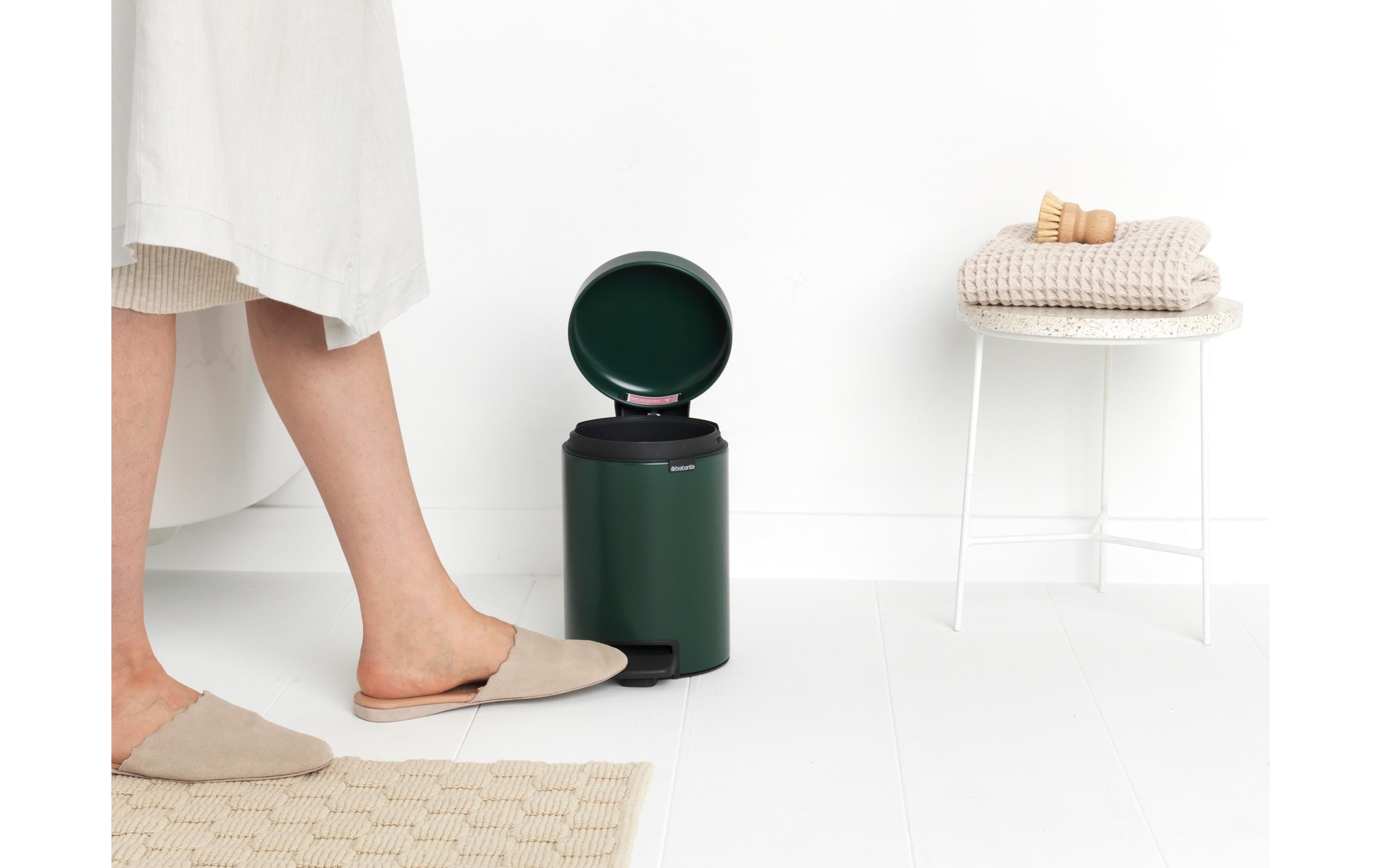 Brabantia Kosmetikeimer »NewIcon 3 l, Dunkelgrün« 1 Behälter