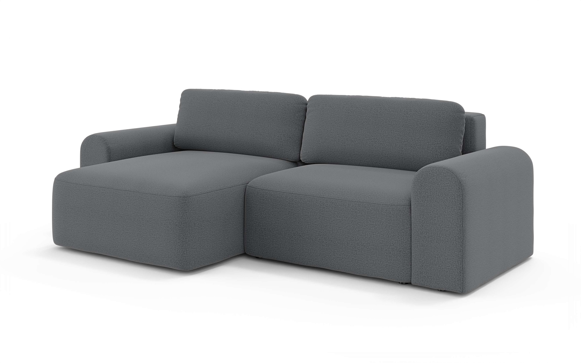 OTTO home Ecksofa »LEOO universell Schlafsofa mit Bettkasten, Maße B/T/H: 272/152/84,5 cm«, L-Form mit Recamiere rechts oder links montierbar, hoher Sitzkomfort