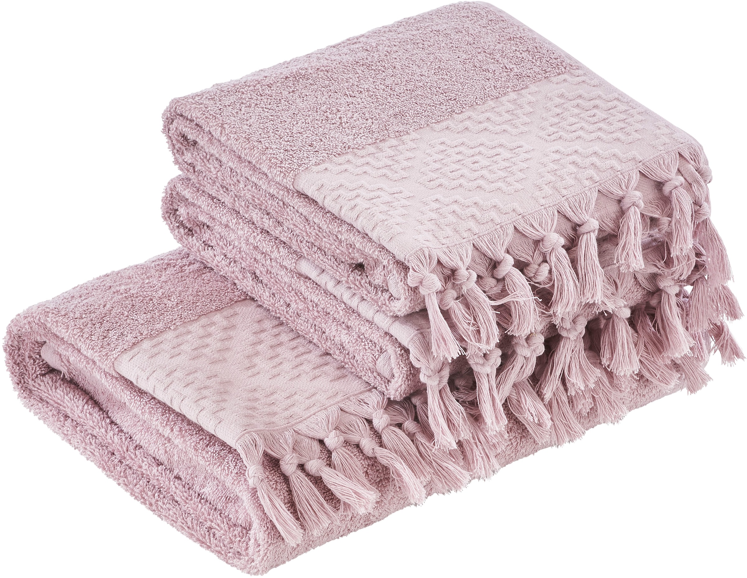 done.® Handtuch Set »Provence Bohéme«, (Set, 3 St., 1 Badetuch (70x140 cm)- günstig online kaufen