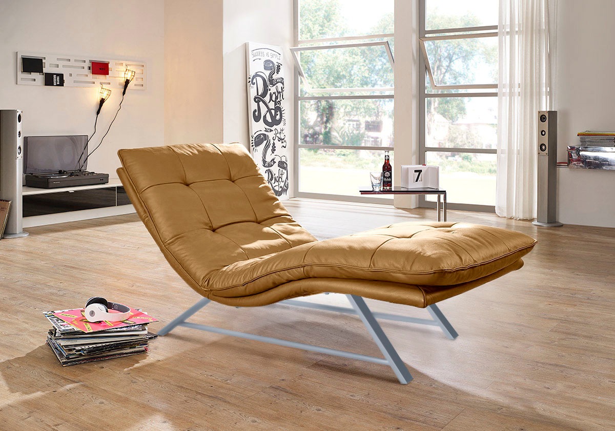 W.SCHILLIG Relaxliege »daily dreams« in Waffelkissen-Optik, wahlweise mit M günstig online kaufen