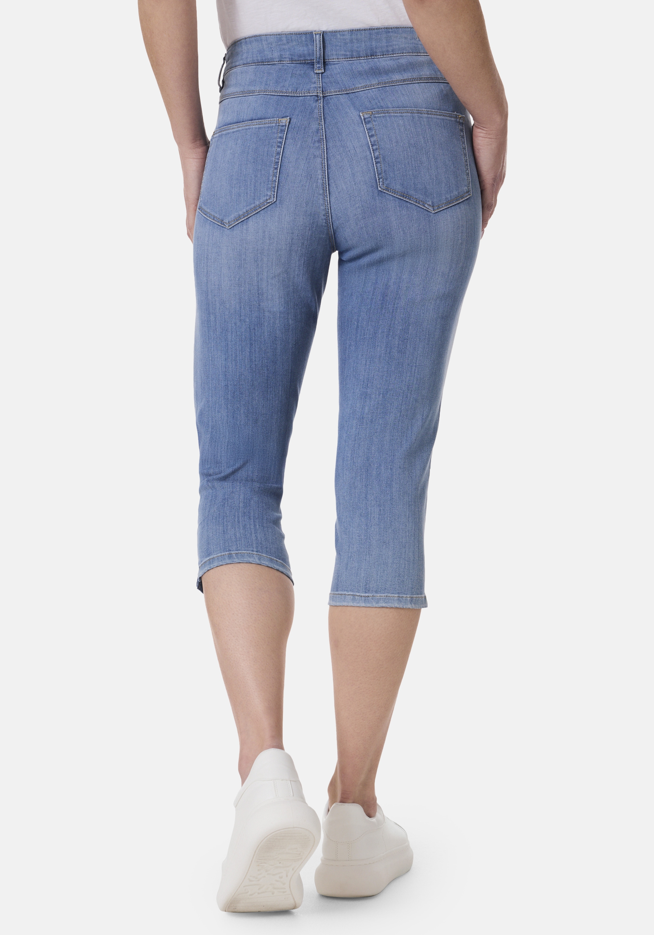 STOOKER WOMEN 7/8-Jeans »Tahiti Denim Capri Slim Fit«, Capri Slim Fit Casual Clean Wash Denim Jeans für Damen