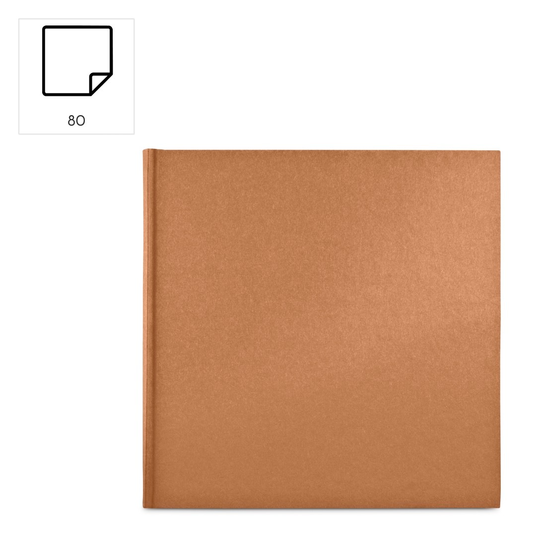 Hama Fotoalbum »Fotoalbum Jumbo Album Bildformat 30x30 cm, 80 weiße Seiten, Bilderbuch«, Zum Selber Einkleben, Selbstgestalten, elegantes Design