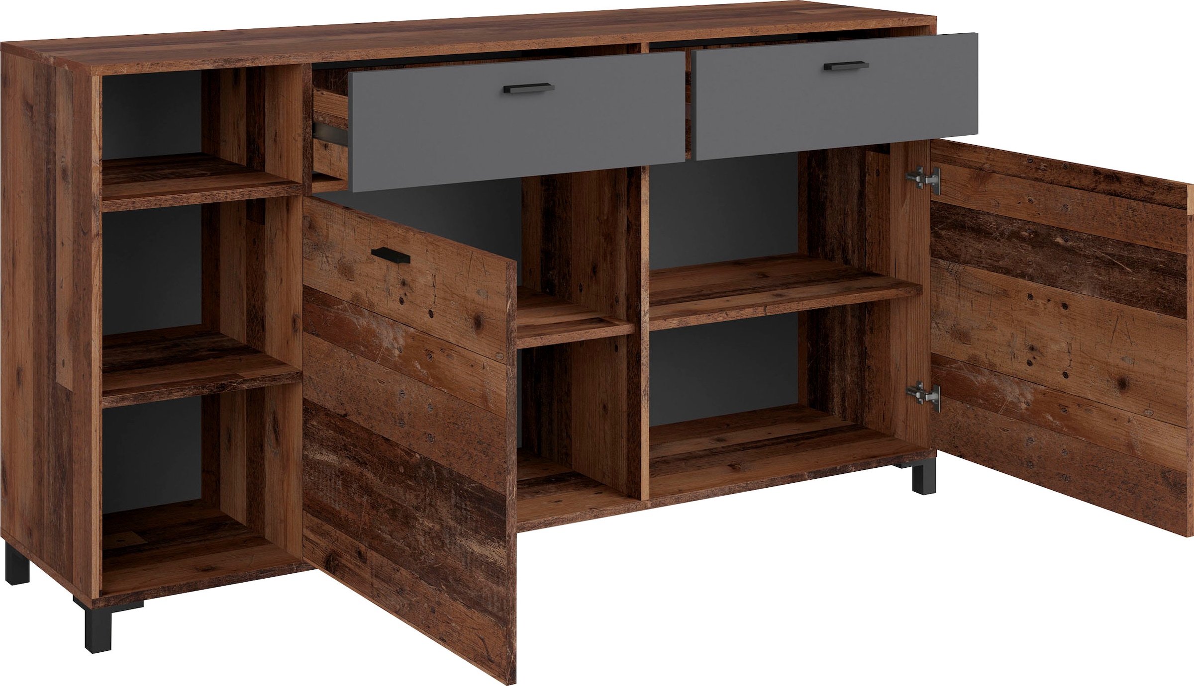 INOSIGN Sideboard »Jackson«, Breite 160 cm, mit offenem Regal