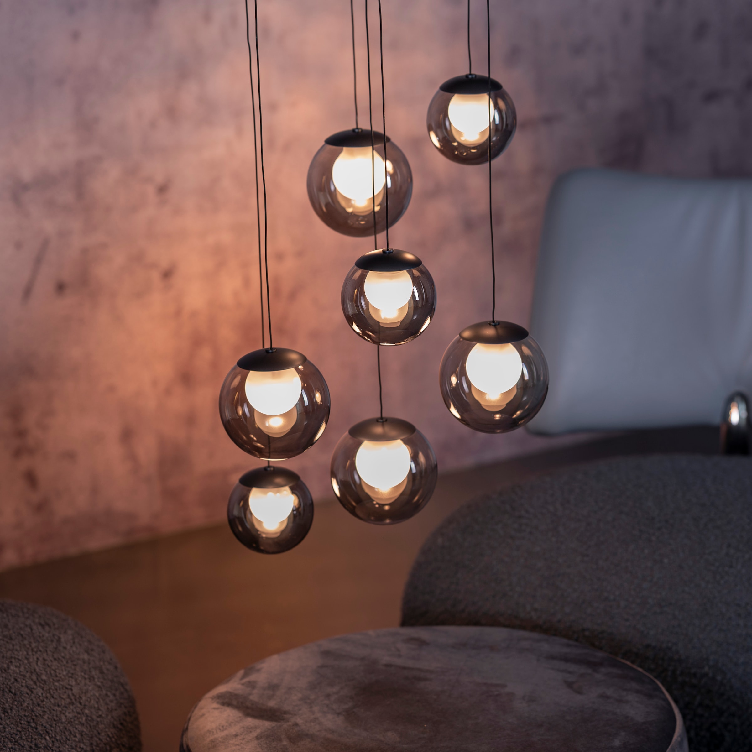 Neuhaus PURE LED Pendelleuchte »PURE Popup« LED-Board 1 Stk. warmweiß - kaltweiß Comfort Lift, CCT, dimmbar über Fernbedienung