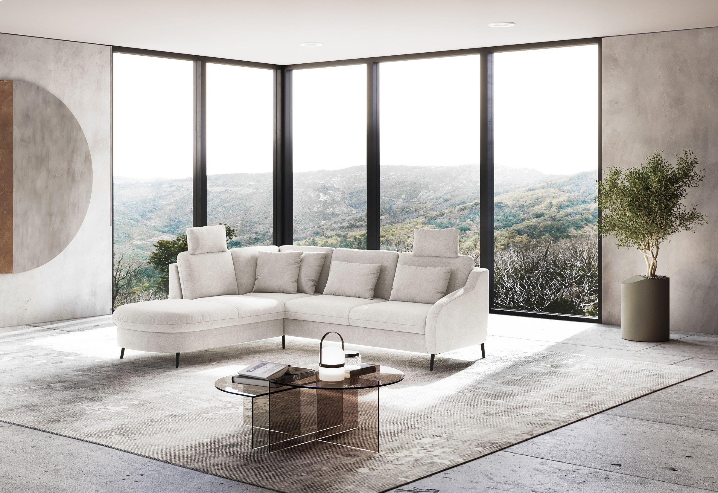 sit&more Ecksofa »Soul L-Form«, wahlweise mit Bettfunktion und Bettkasten o günstig online kaufen
