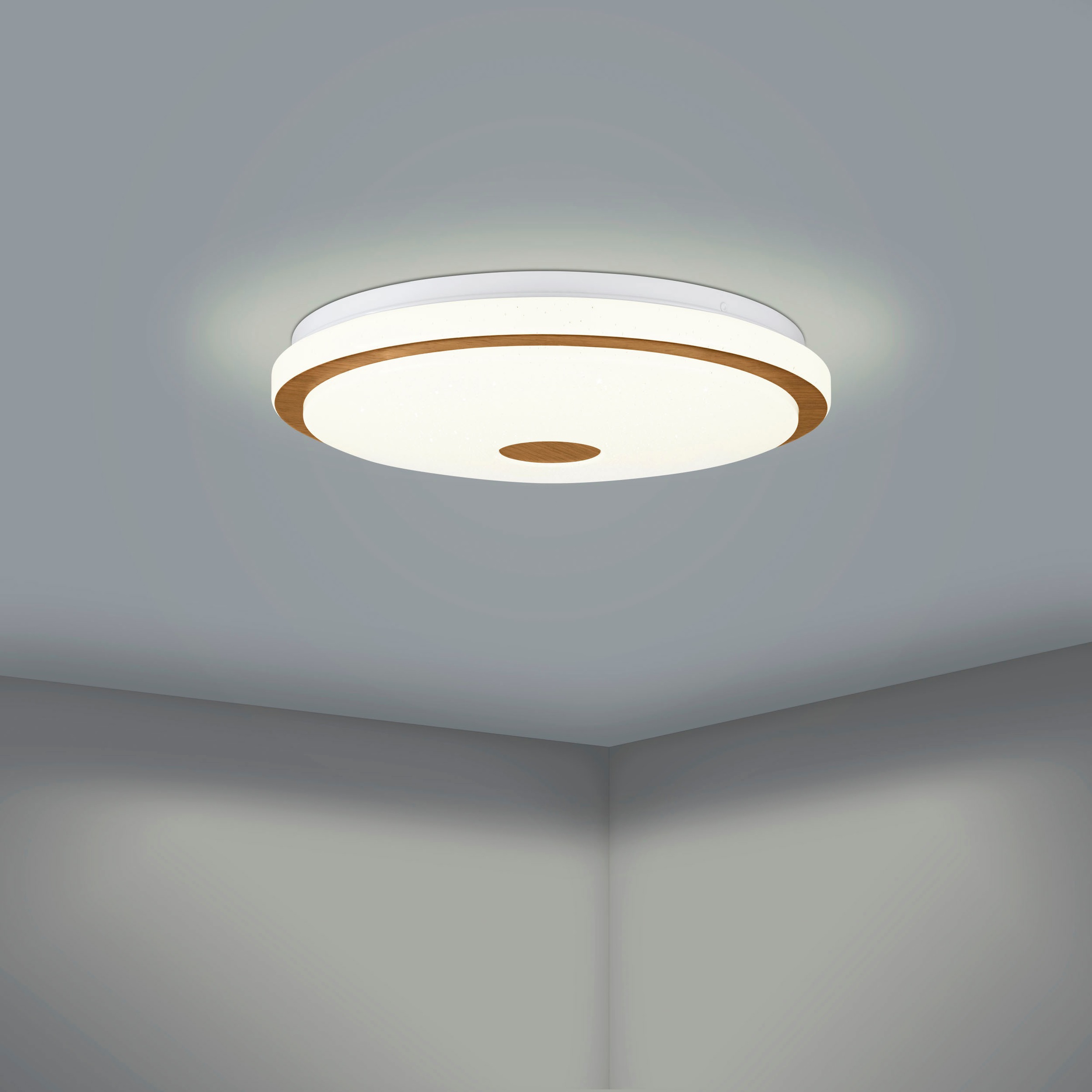 EGLO LED-Deckenleuchte »LANCIANO 1« Ø 48,00 cm, inkl. LED fest integriert - günstig online kaufen