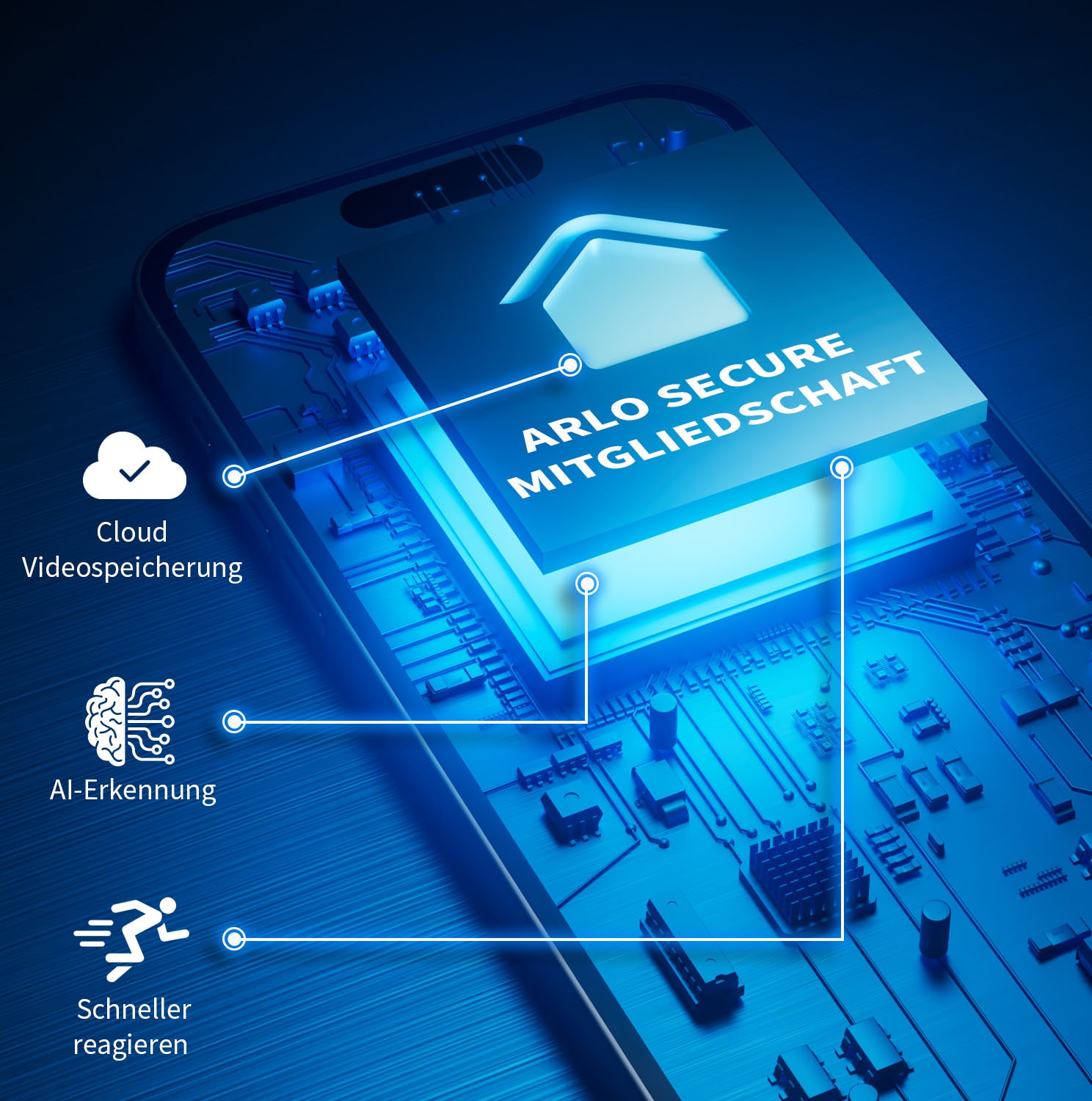 ARLO Überwachungskamera »Go 2 LTE/Wi-Fi Security Camera« Außenbereich;Innenbereich