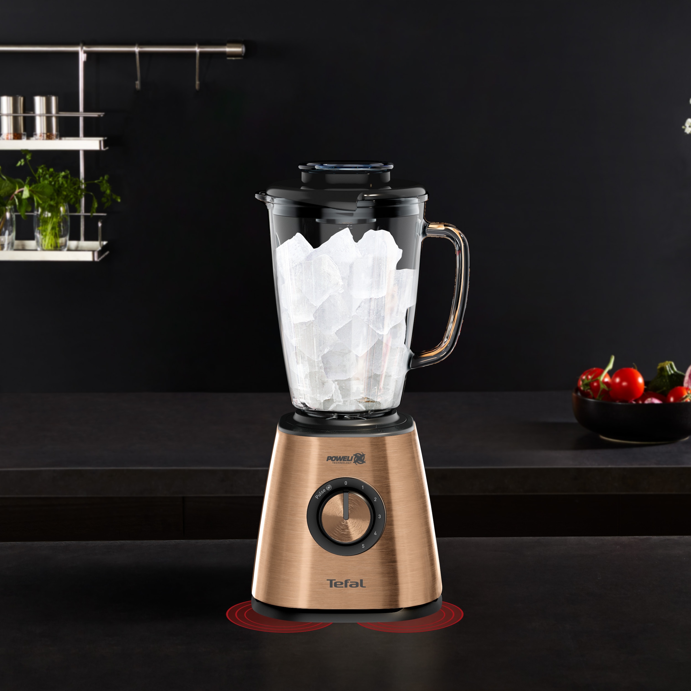 Tefal Standmixer »BL439G Coppertinto«, 800 W, 1,75 L Fassungsvermögen, stoßfestes Thermoglas