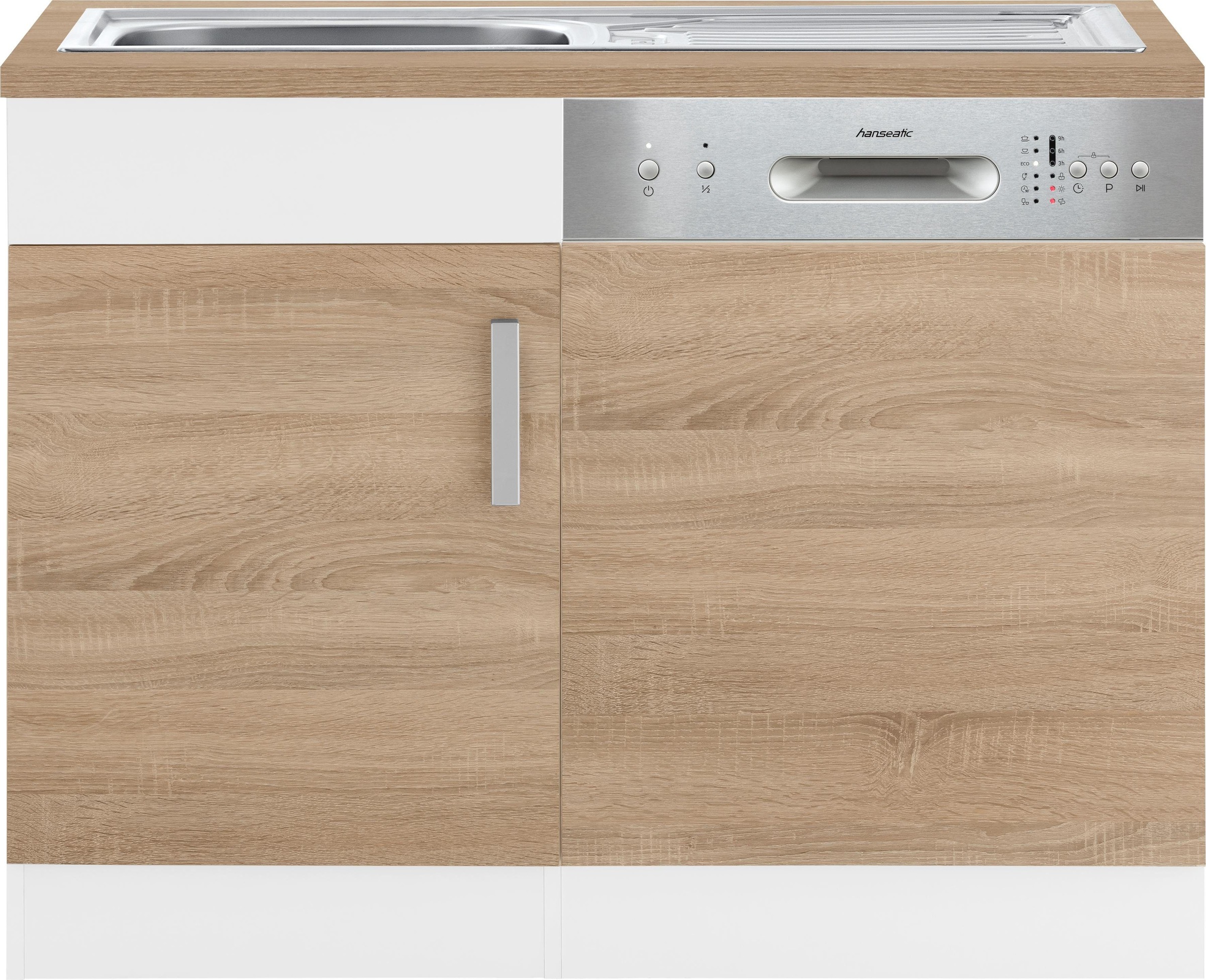 KOCHSTATION Spülenschrank »KS-Gera« Breite 110 cm günstig online kaufen