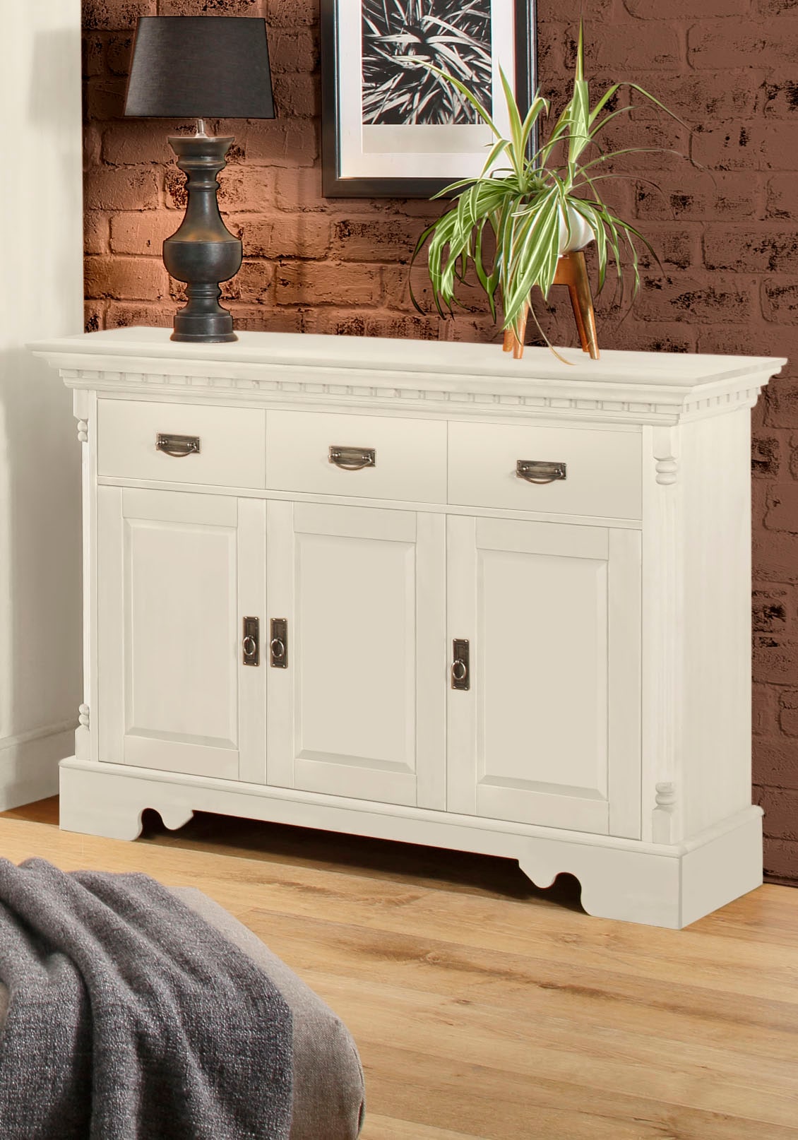 Home affaire Sideboard »Milan«, Kommode, Breite 140 cm