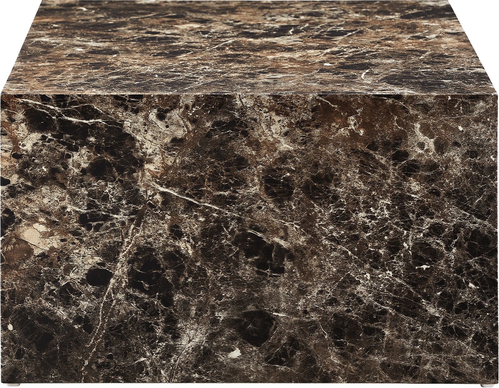 SalesFever Couchtisch »Almeria Couchtisch: Stilvoller Beistelltisch 90/60 cm«, rechteckig 90x60 cm, in Marmoroptik foliert