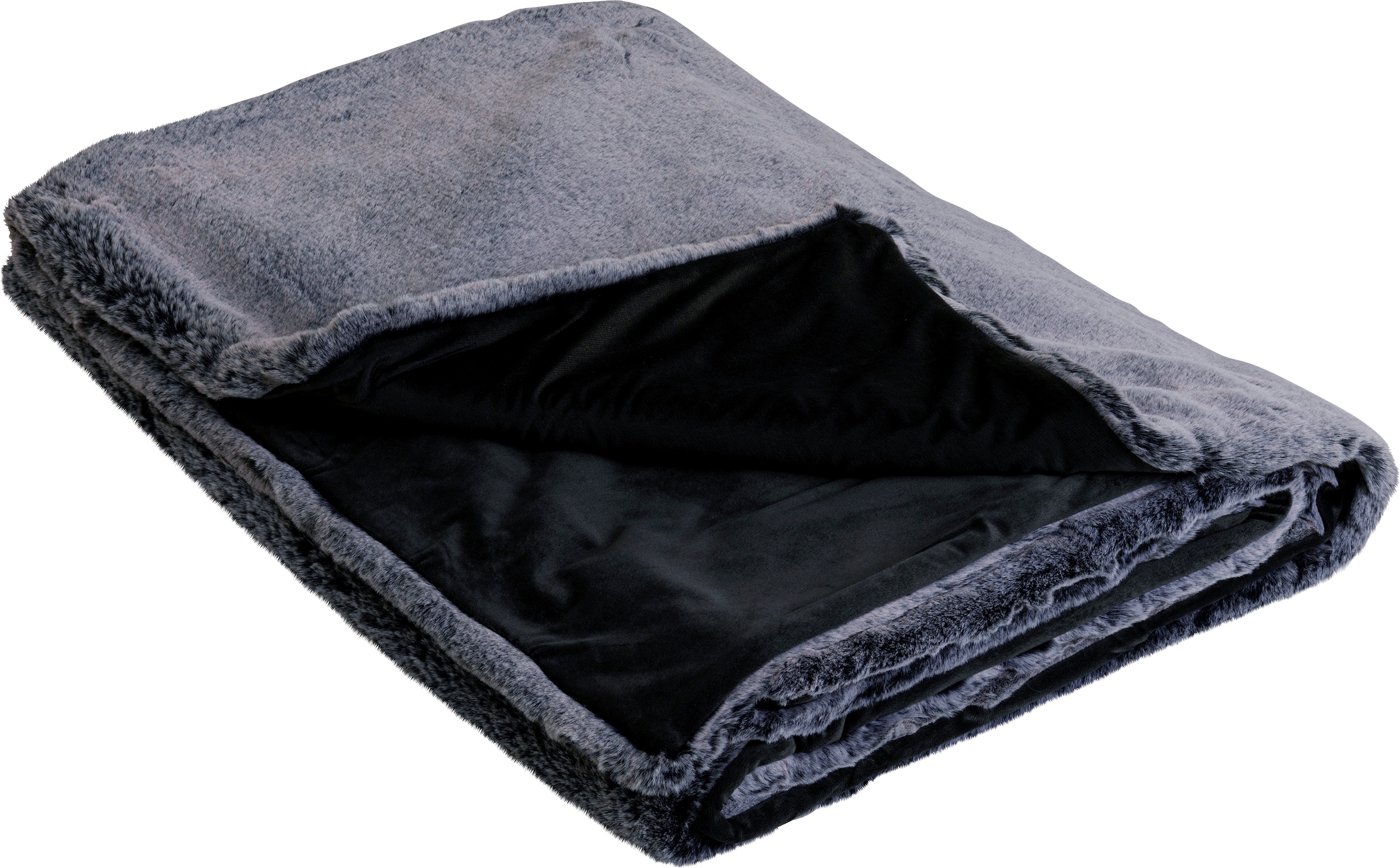 Kare Design Tagesdecke »Wohndecke Mika, Kunstfelldecke, 150x200 cm« flauschig und warm