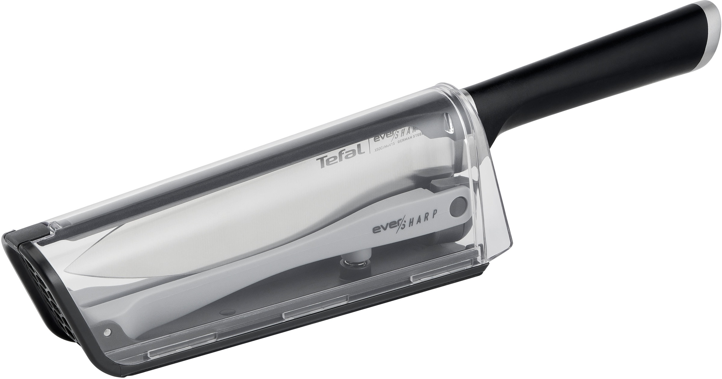 Tefal Kochmesser »K25690 Ever Sharp« inkl. Messerschärfer, Edelstahl, exklu günstig online kaufen