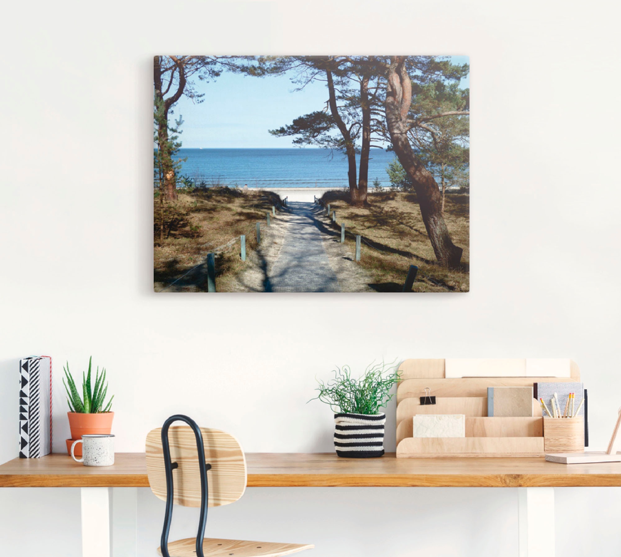 Artland Wandbild »schöne Ostseeküste«, Gewässer, (1 St.), als Leinwandbild, Poster in verschied. Größen