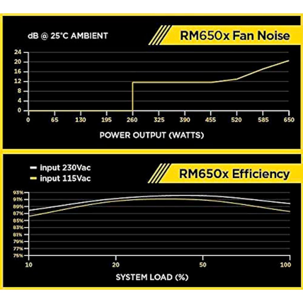 Corsair PC-Netzteil »RM650x 2018«, (1 St.)