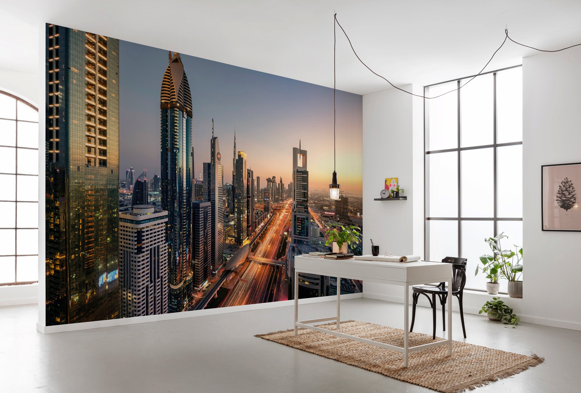 Sanders & Sanders Fototapete Stadt Beige und Grau 450 x 280 cm 612699 günstig online kaufen