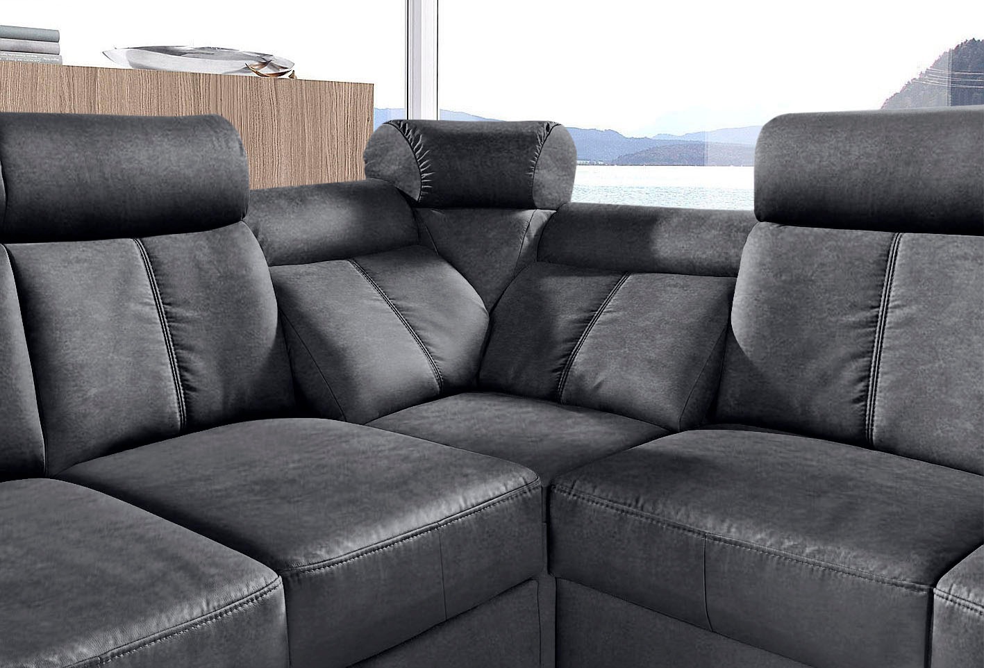 sit&more Ecksofa »Basel L-Form«, wahlweise mit Relaxfunktion günstig online kaufen