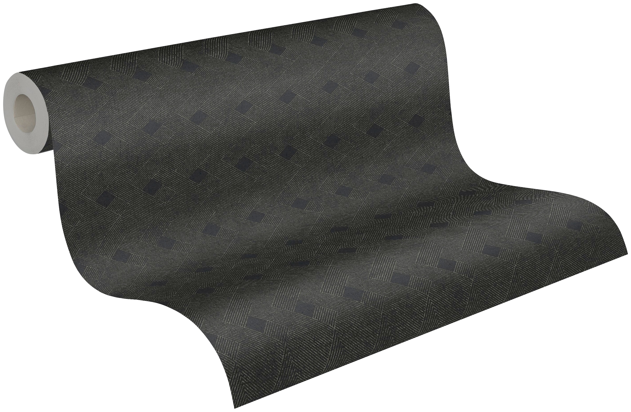 A.S. Création Vliestapete »Cuba«, Ethnomuster-abstrakt-minimalistisch, Geometrische Tapete Designer Metallic Tapeten Wohnzimmer Schlafzimmer
