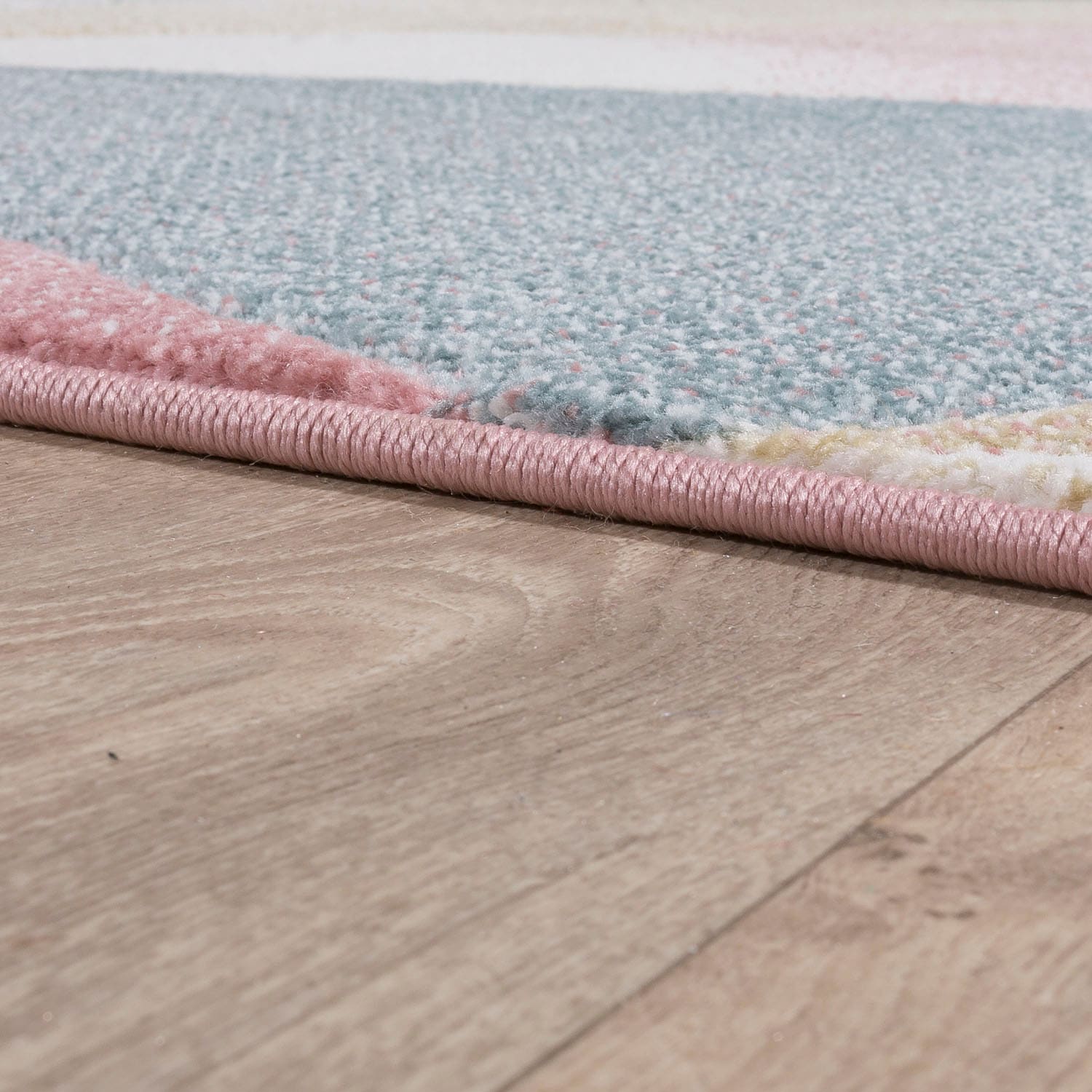 Paco Home Läufer »Kosy 310«, rechteckig, 15 mm Höhe, Teppich-Läufer, Kurzflor, modernes Design, Pastell-Farben