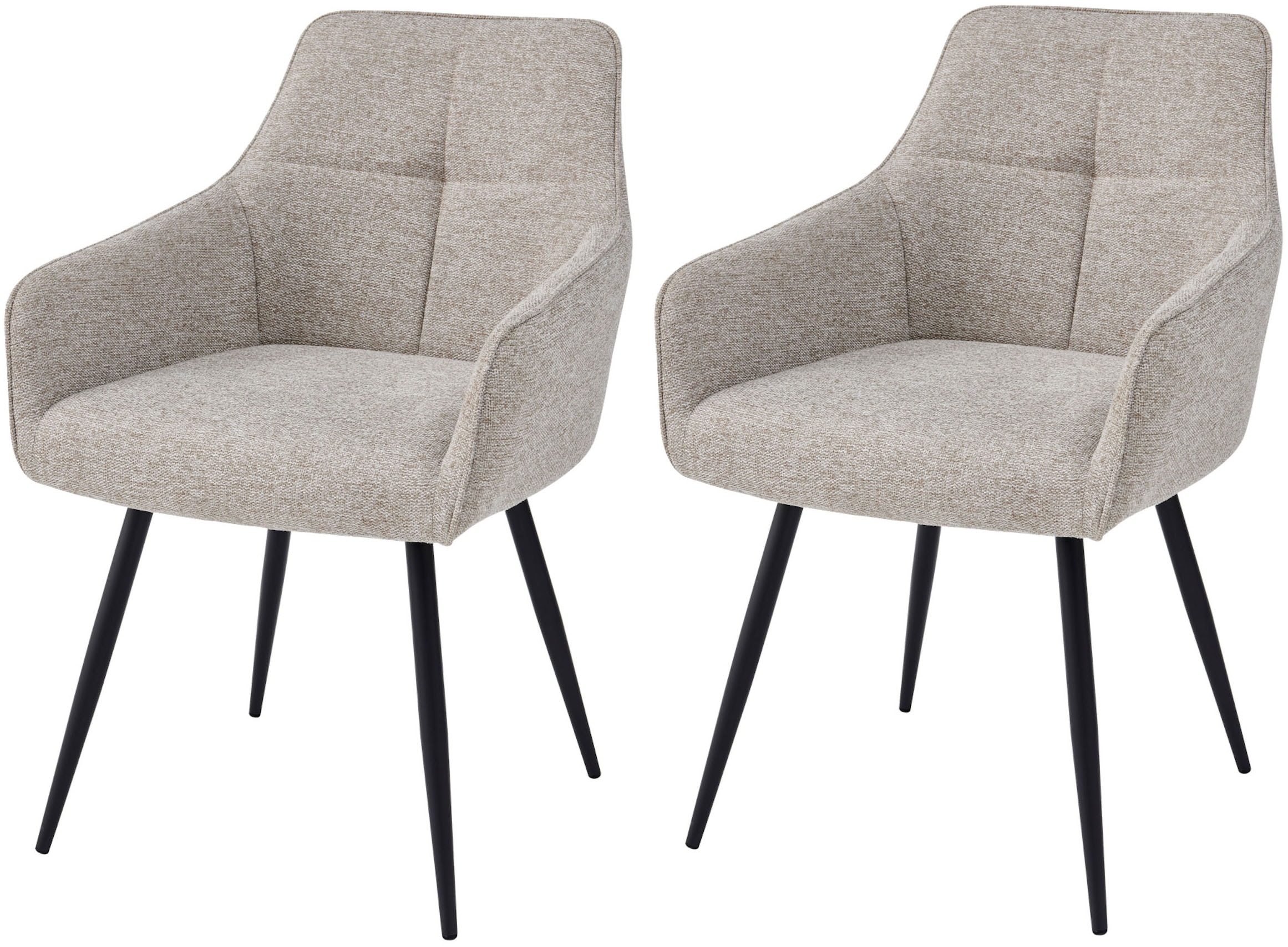 HELA Armlehnstuhl »VERONA« (Set) 2 Stk.Sessel, Federkorb, Rundrohrgestell, günstig online kaufen