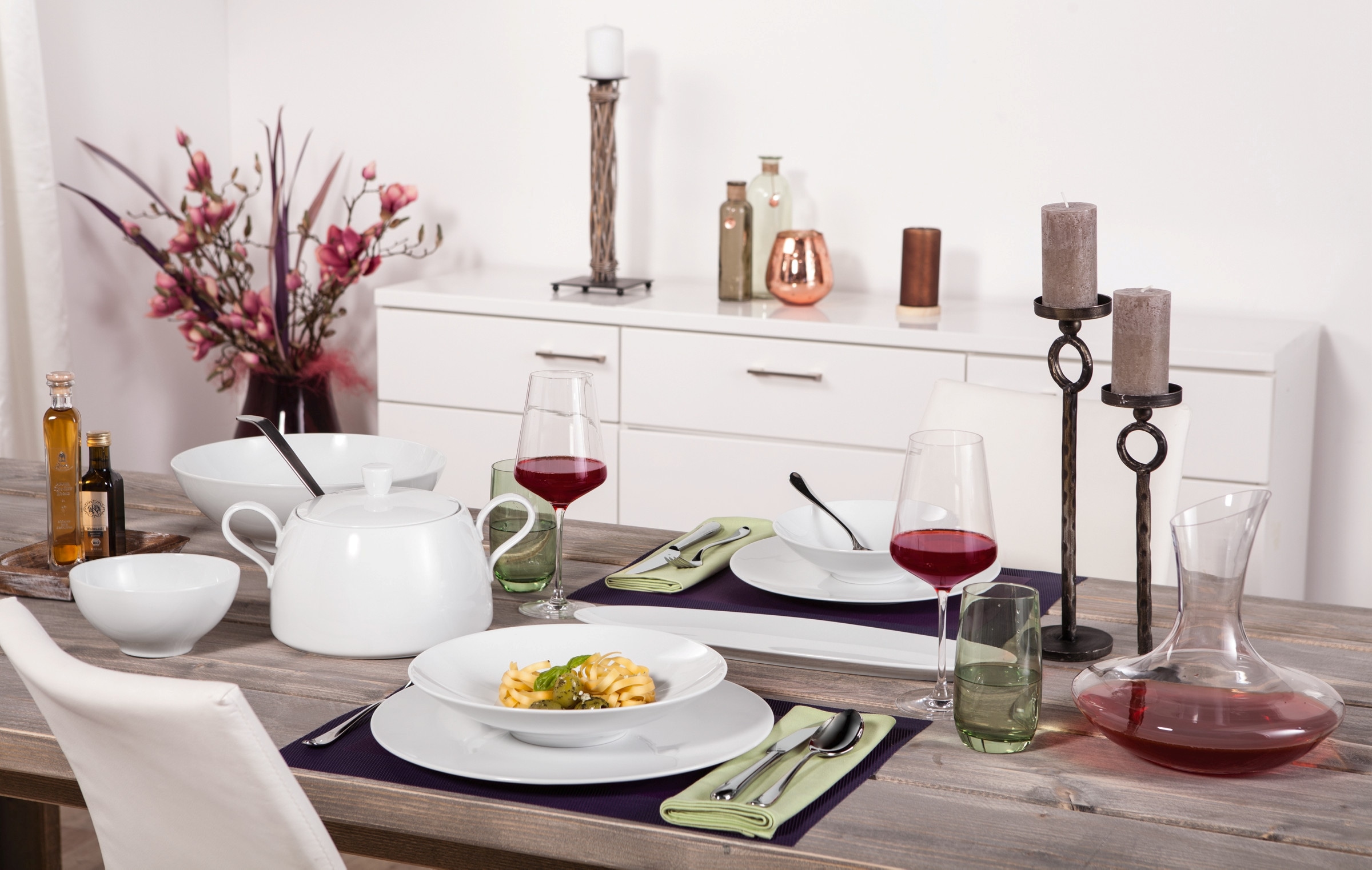 Seltmann Weiden Tafelservice »Geschirr-Set Life«, (Set, 12 tlg.), Geschirr, Teller Set, weiß, Made in Germany, 12 Teile, für 6 Personen