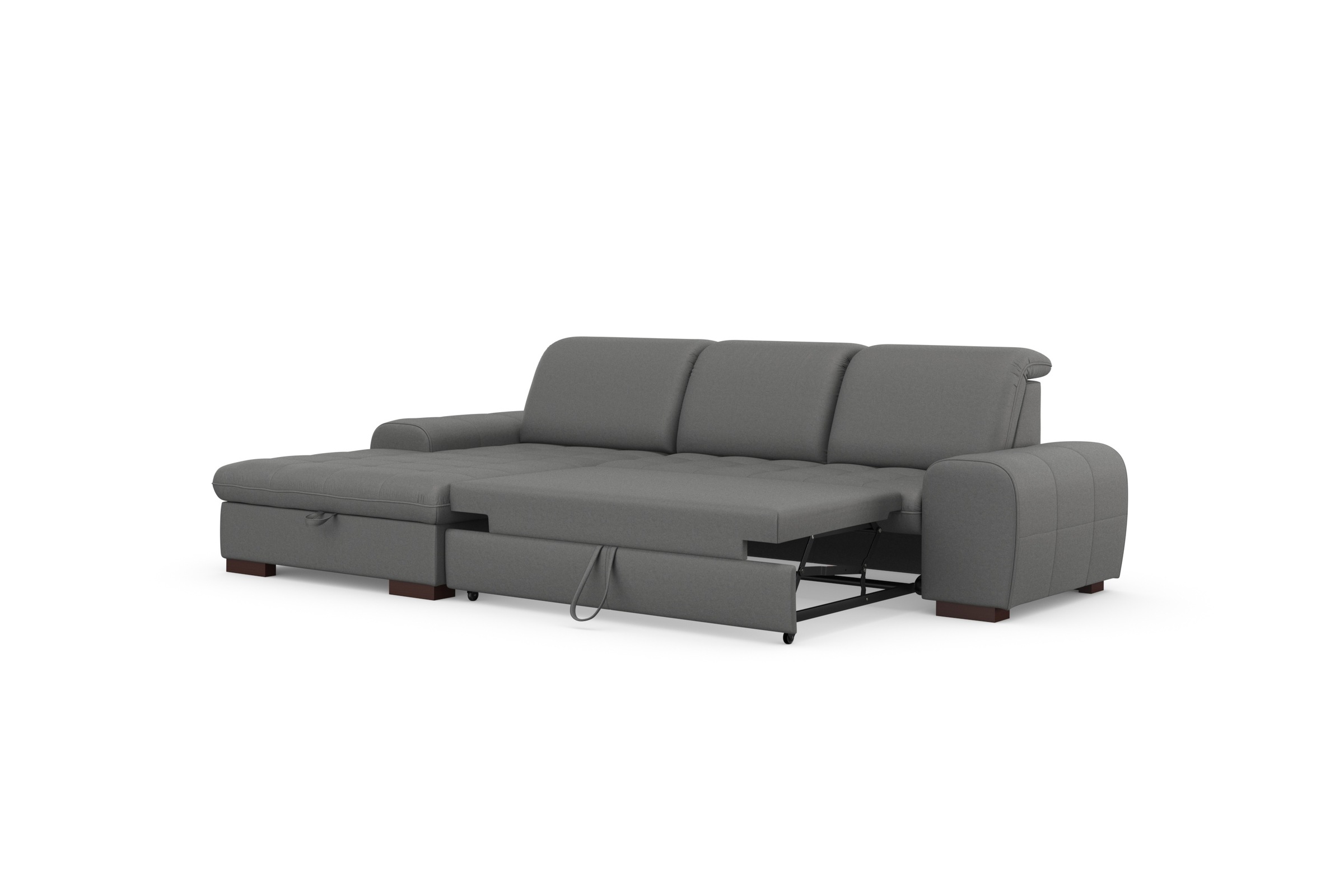 sit&more Ecksofa »Luxor L-Form«, wahlweise mit Bettfunktion, Bettkasten und Kopfteilverstellung