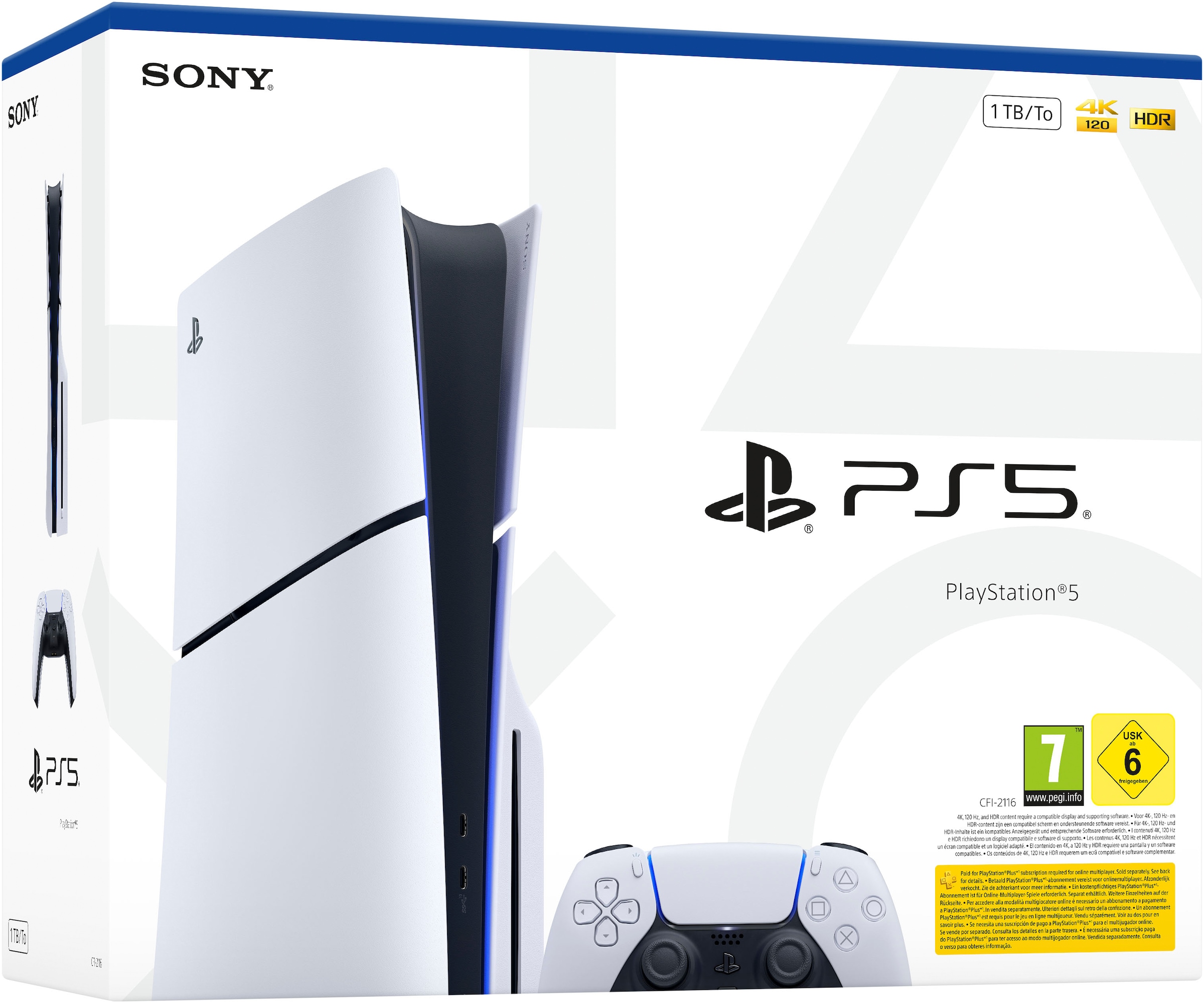 PlayStation 5 Spielekonsole »Disk Edition (Slim)«
